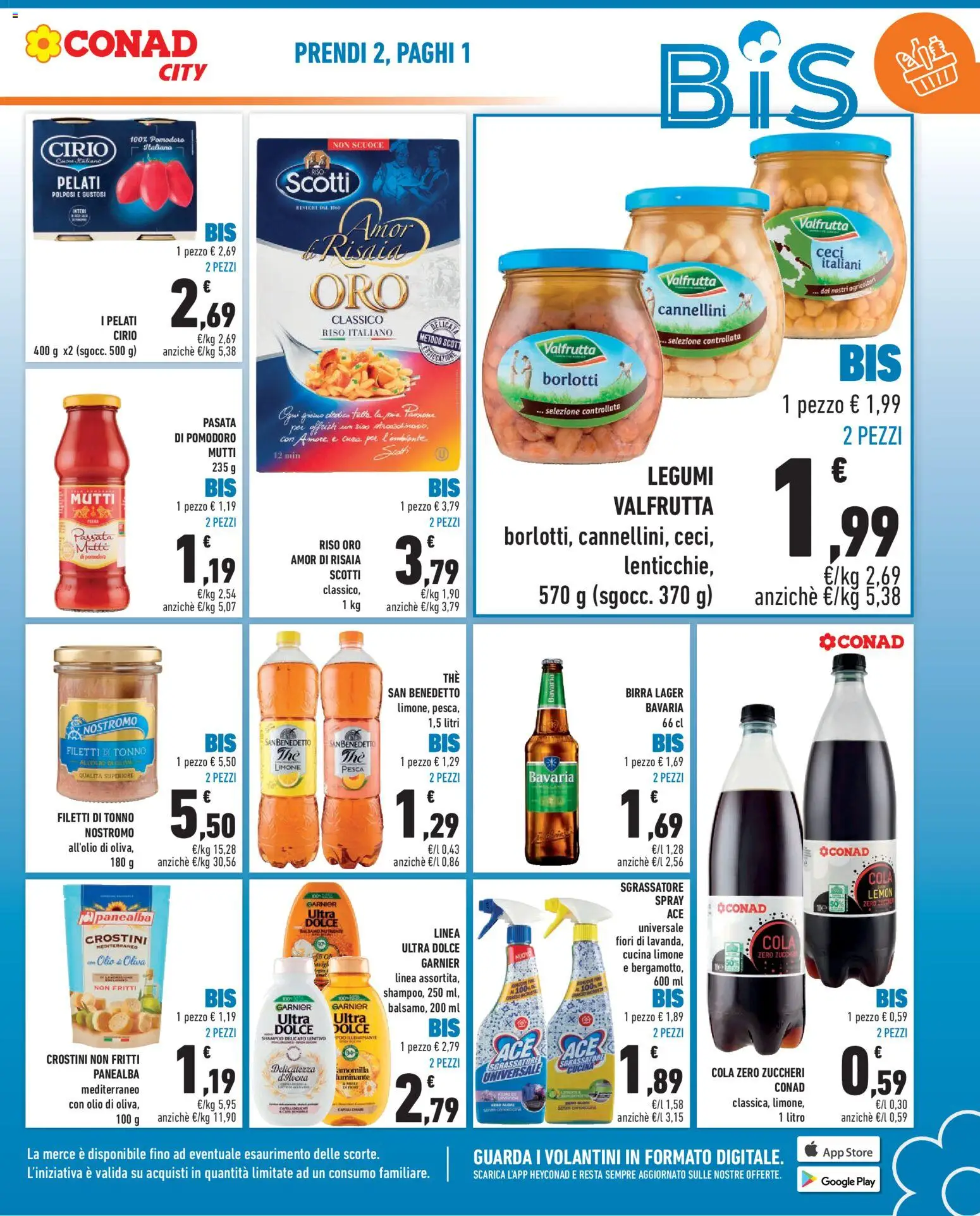 Volantino Conad del 25/09/2026 | Pagina: 3 | Prodotti: Riso, Sgrassatore, Cannellini, Fiori