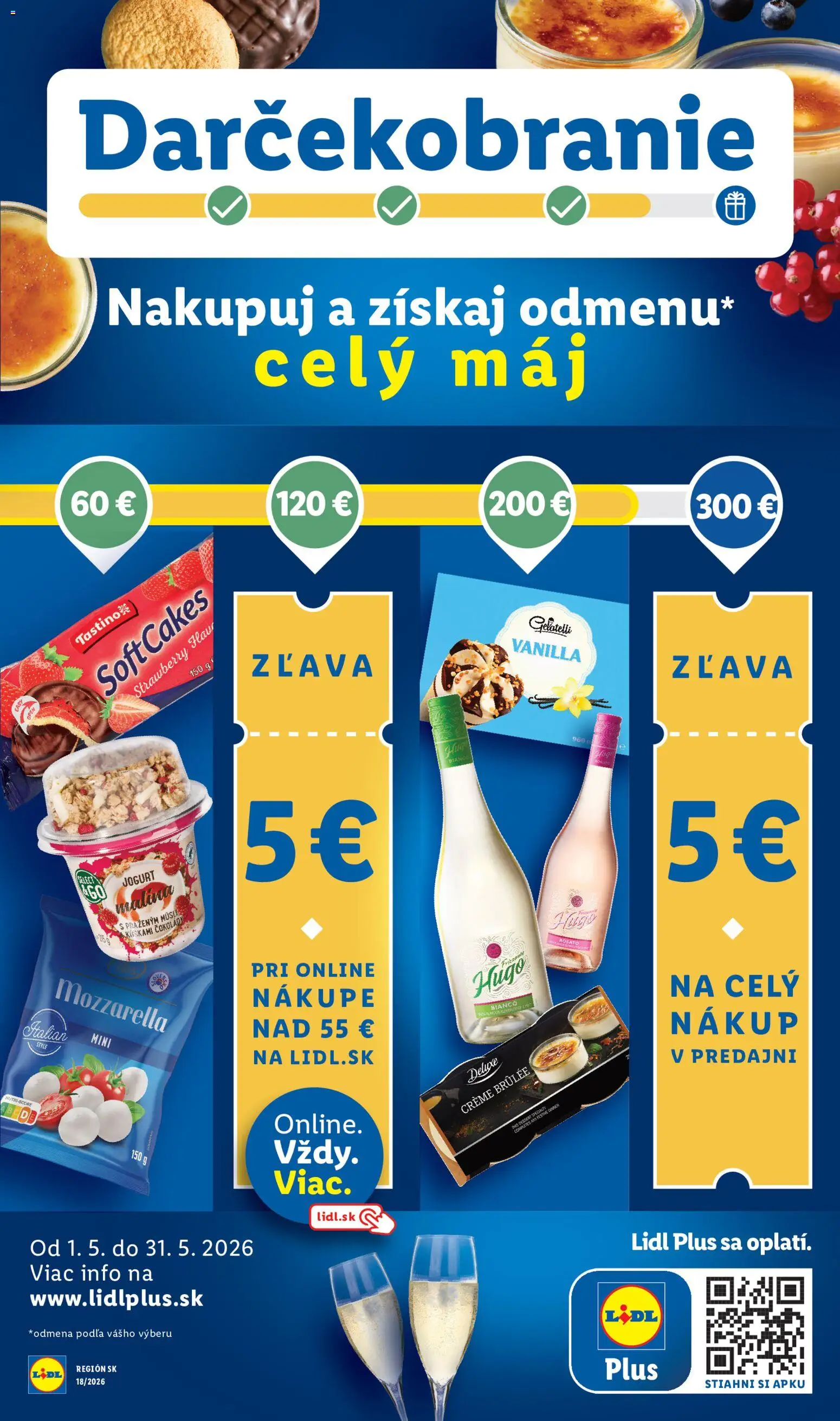 Nové Lidl akcie – leták je platný od 04.05.2026 | Strana: 35 | Produkty: Jogurt, Mozzarella