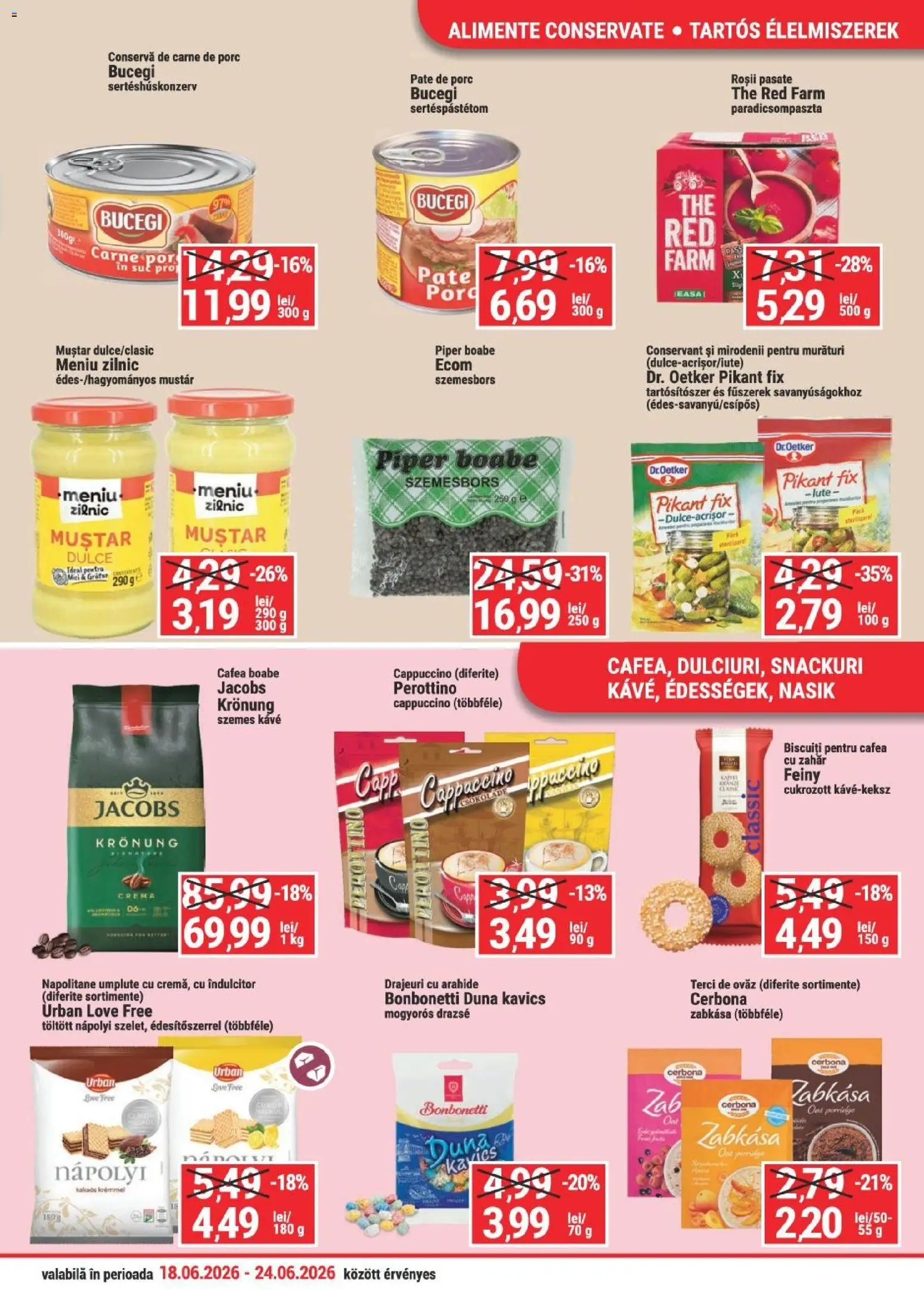 Noul catalog Merkur – valabil de la 18.06.2026 | Pagină: 3 | Produse: Köpek çiti, Roșii, Biscuiți, Piper