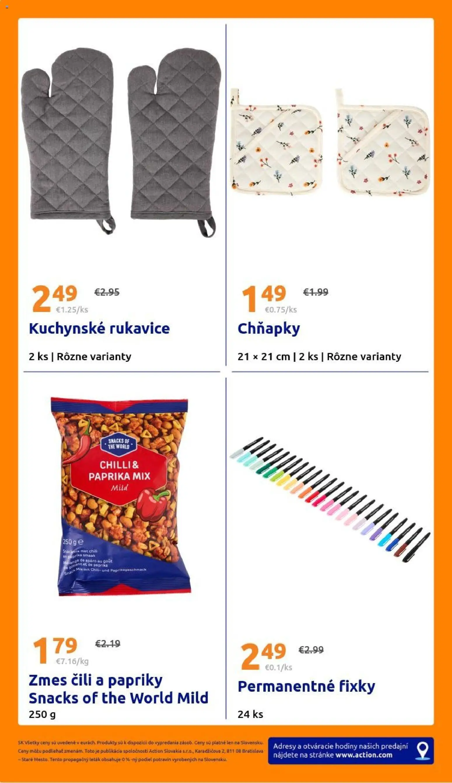 Nové Action akcie – leták je platný od 05.08.2026 | Strana: 32 | Produkty: Hodiny, Chilli, Fixky, Rukavice