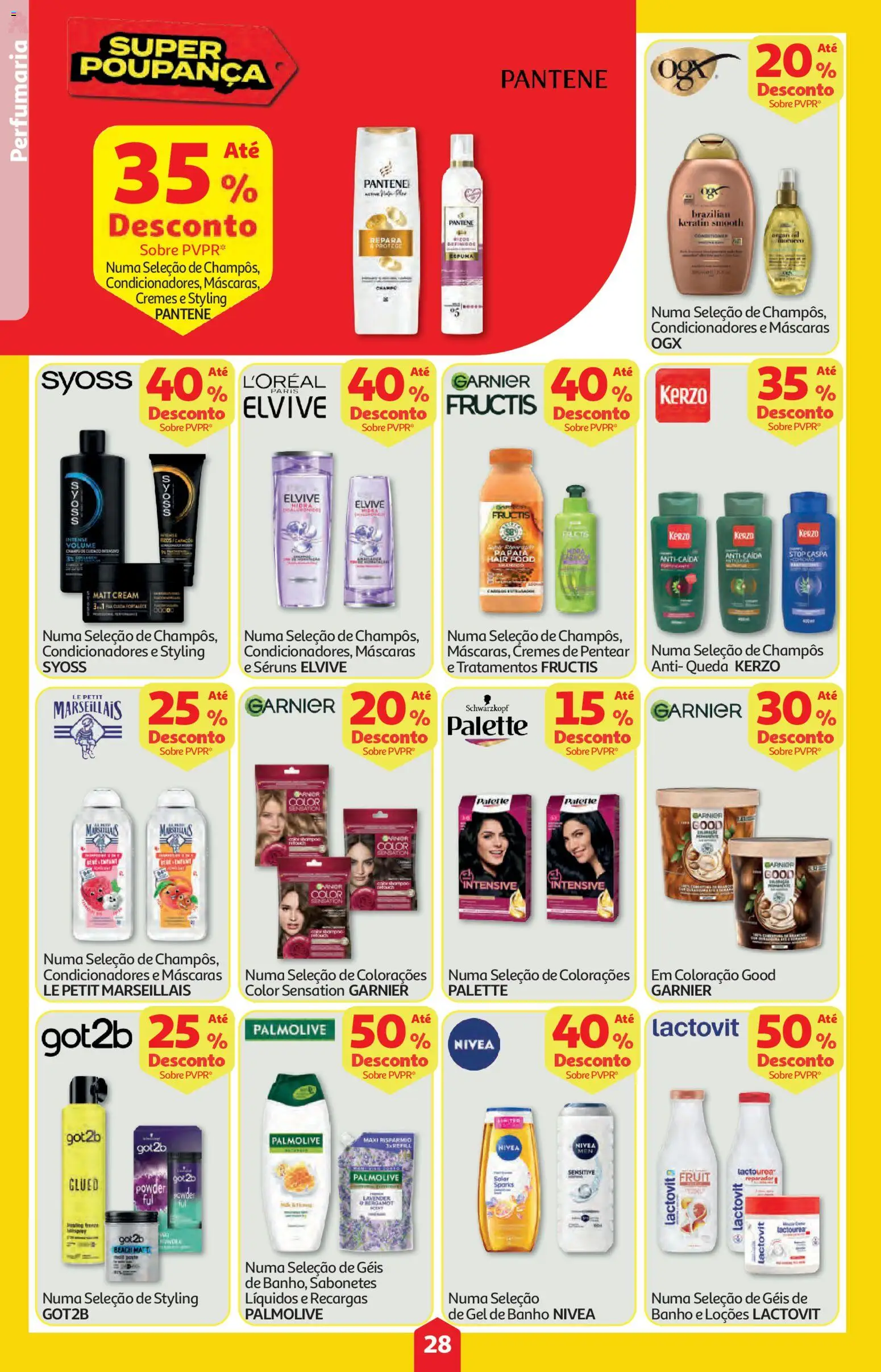Auchan folheto │ válido de 18.06.2026 | Página: 28 | Produtos: Gel de banho, Banho