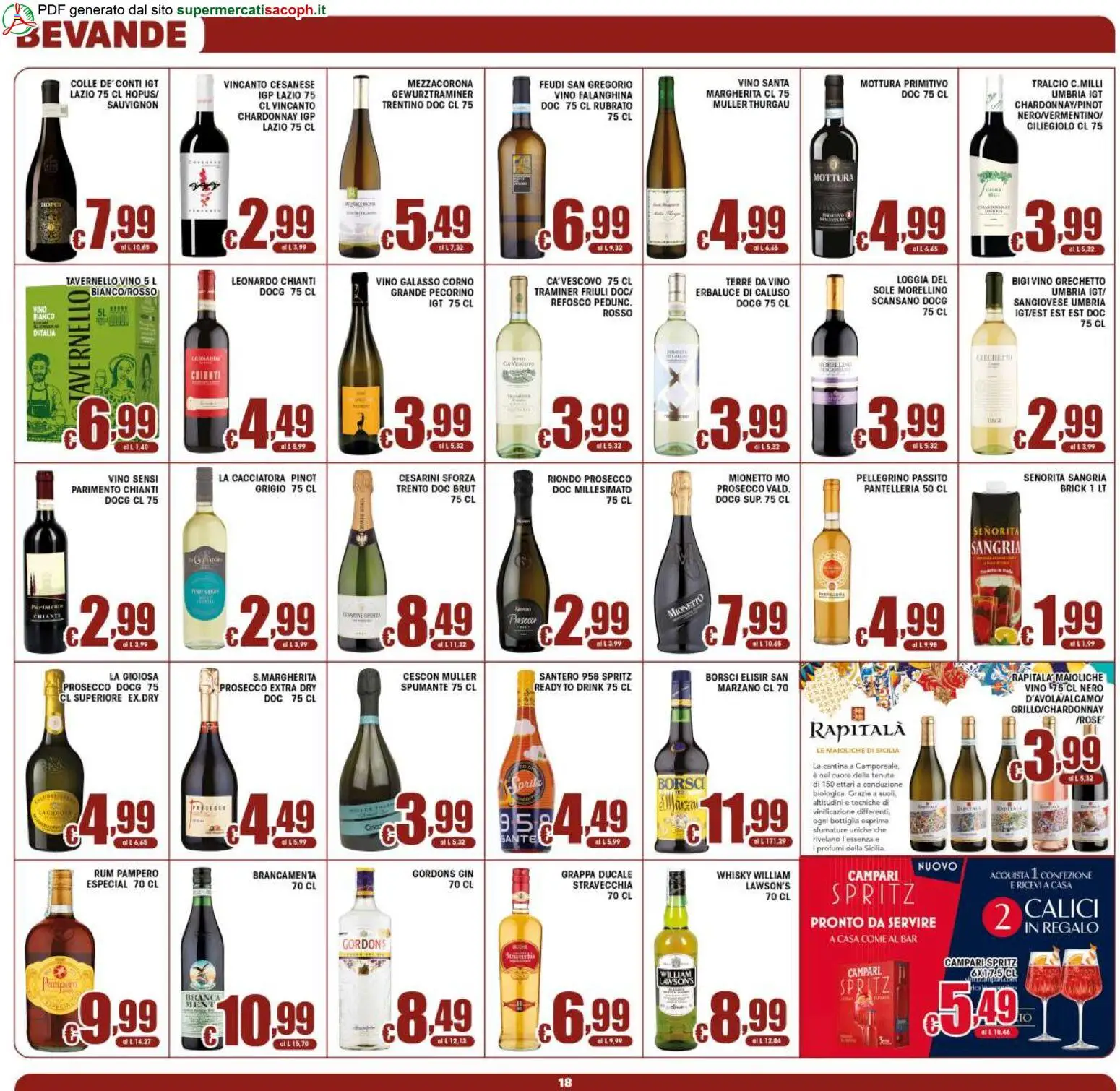 Volantino Sacoph del 10/07/2026 | Pagina: 18
