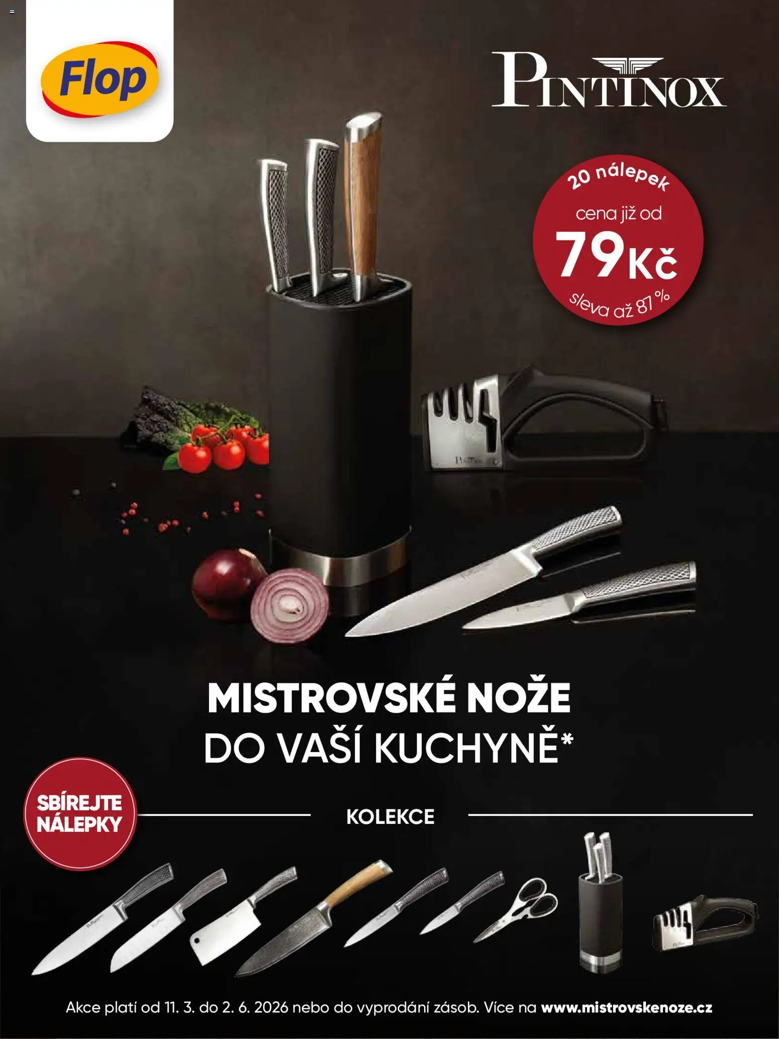 Flop leták od 13.05.2026 | Strana: 9 | Produkty: Nože, Nálepky, Kuchyně