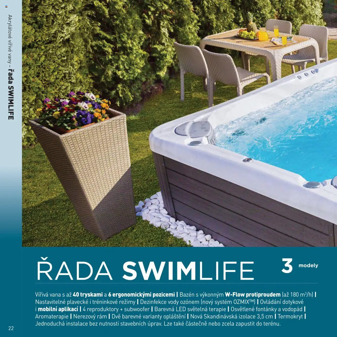 Mountfield katalog - Vířivky od 16.04.2025 | Strana: 22 | Produkty: Bazén, Modely, Vana, LED