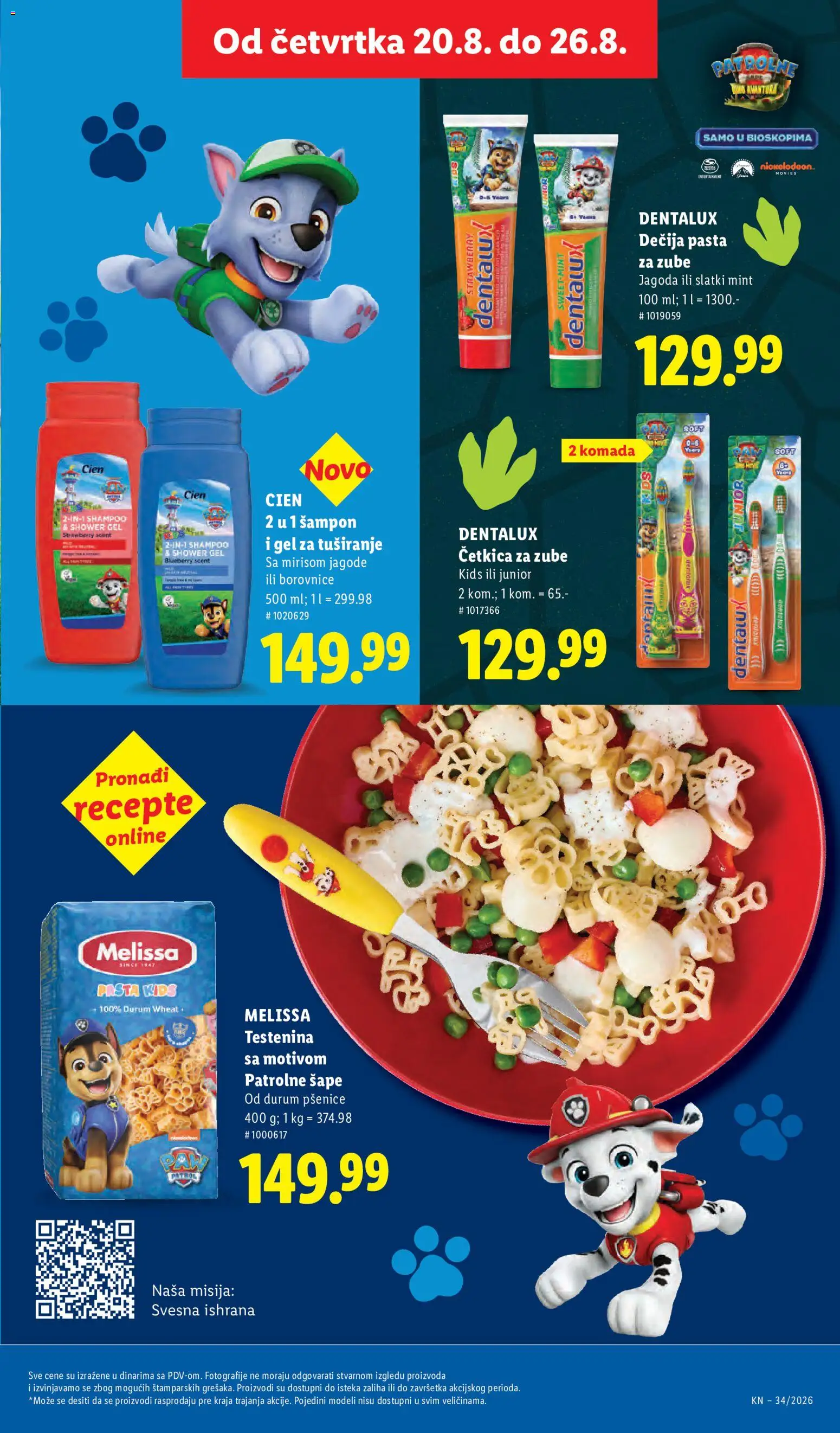 Lidl katalog - važi od 20.08.2026 | Strana: 93 | Proizvode: Jagode, Jagoda, Pasta za zube, Četkica za zube