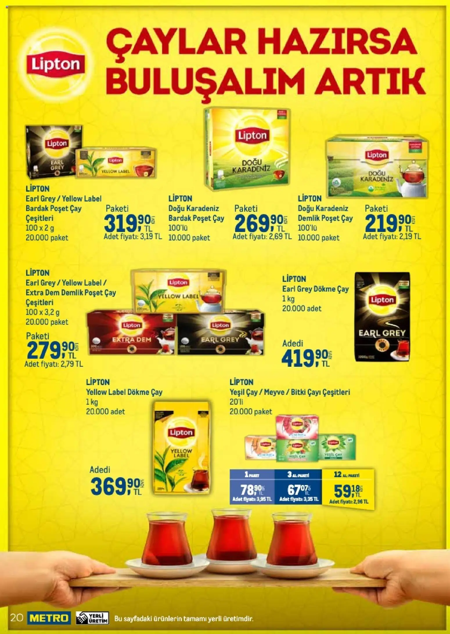 Metro - Q4 Tedarikçi Flyer - 23 Eylül 2026 tarihinden itibaren geçerlidir | Sayfa: 20 | Ürünler: Demlik poşet çay, Bardak poşet çay, Meyve, Demlik