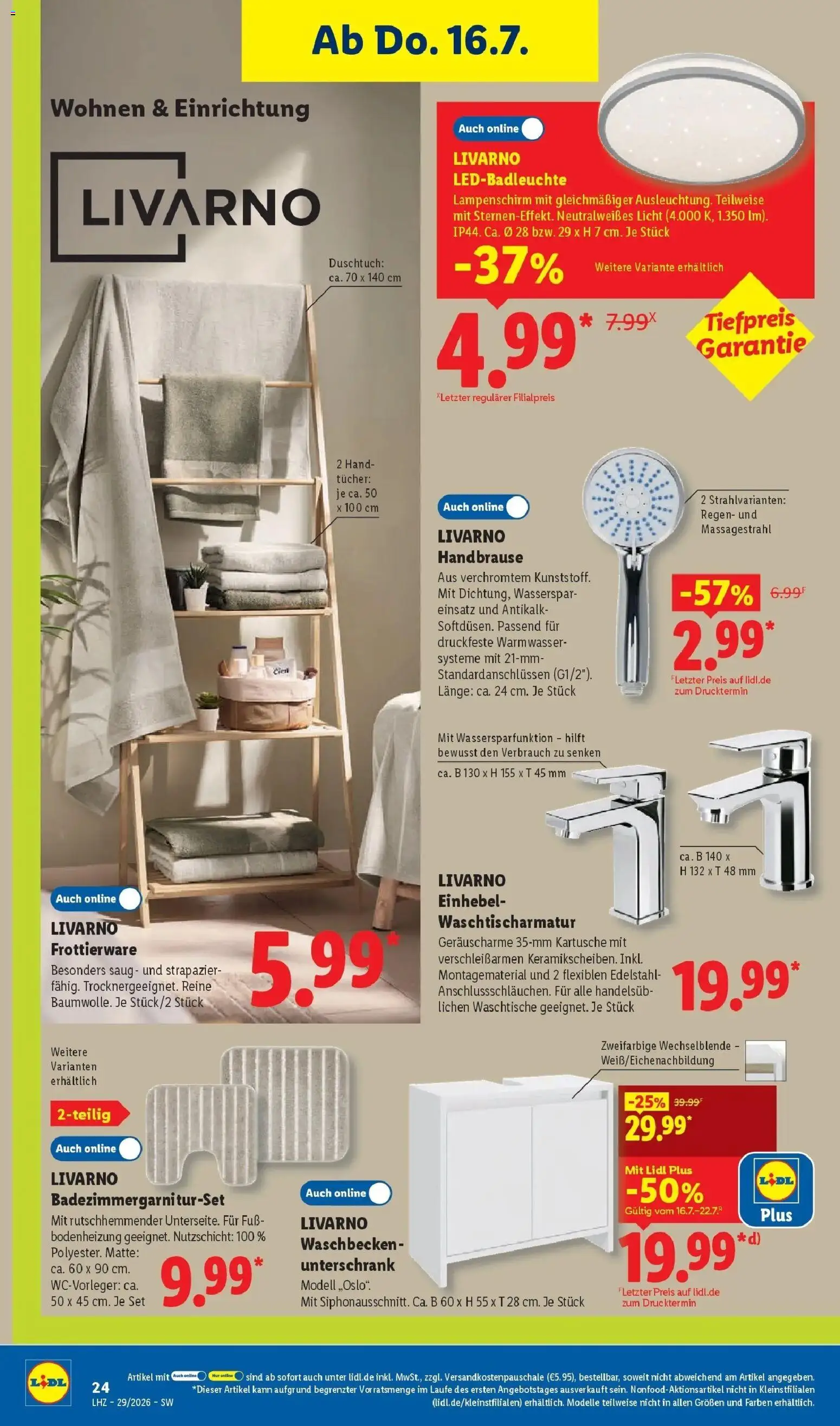 Lidl Prospekt Villingen-schwenningen – gültig ab 13.07.2026 | Seite: 46 | Produkte: Mixer, Waschbecken, Unterschrank, Lampenschirm