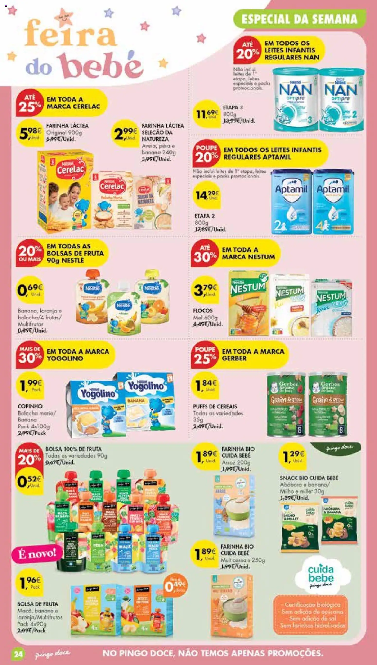 Pingo Doce Poupe Esta Semana Madeira │ válido de 26.05.2026 | Página: 24 | Produtos: Sal, Maça, Cereais, Flocos