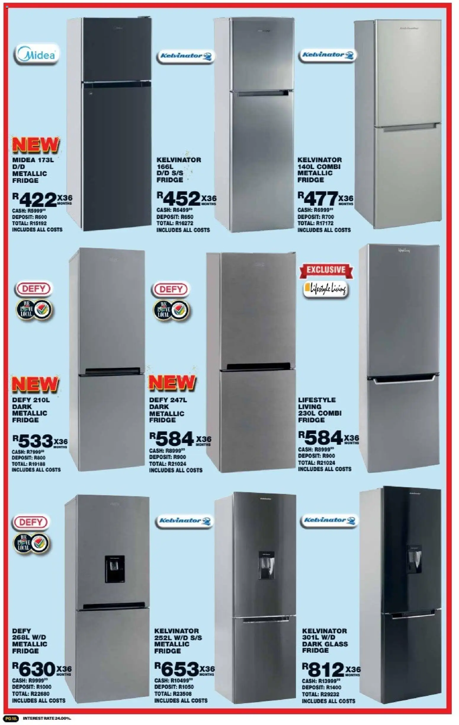 New Lewis Stores catalogue – valid from 05/10/2026 | Page: 18 | Products: Fridge