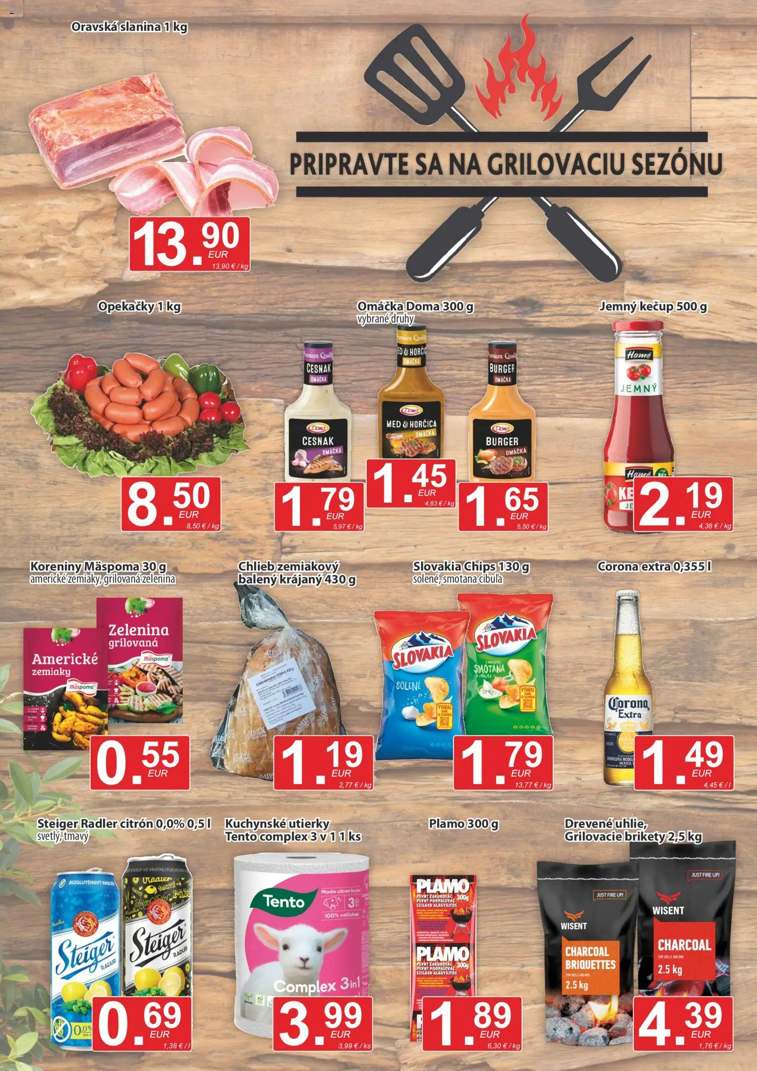 Nové CBA Verex akcie – leták je platný od 21.05.2026 | Strana: 3 | Produkty: Cesnak, Kečup, Zemiaky, Horčica