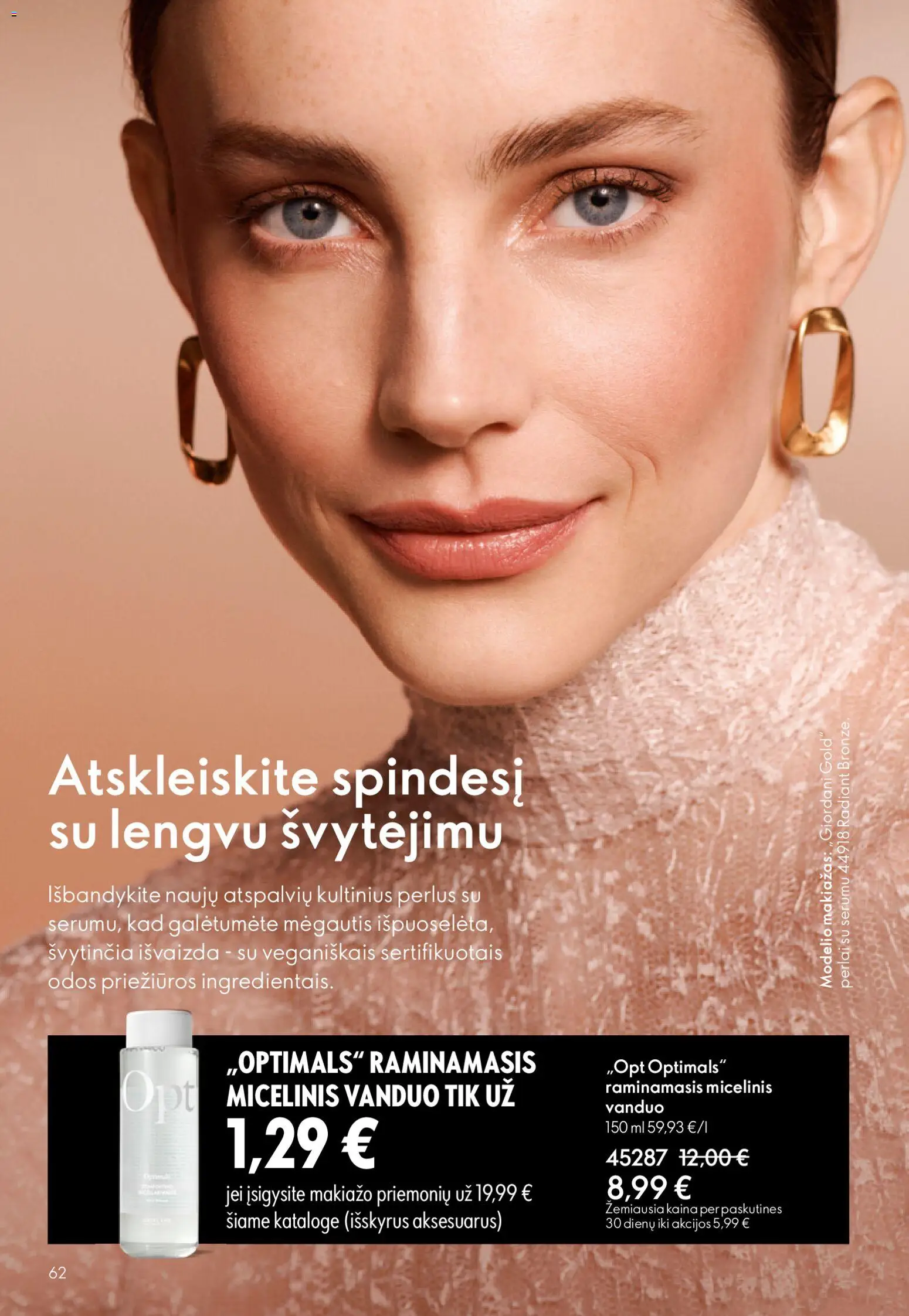 Oriflame akcijos nuo 03.06.2026 | Puslapis: 62 | Prekių: Makiažas, Micelinis vanduo