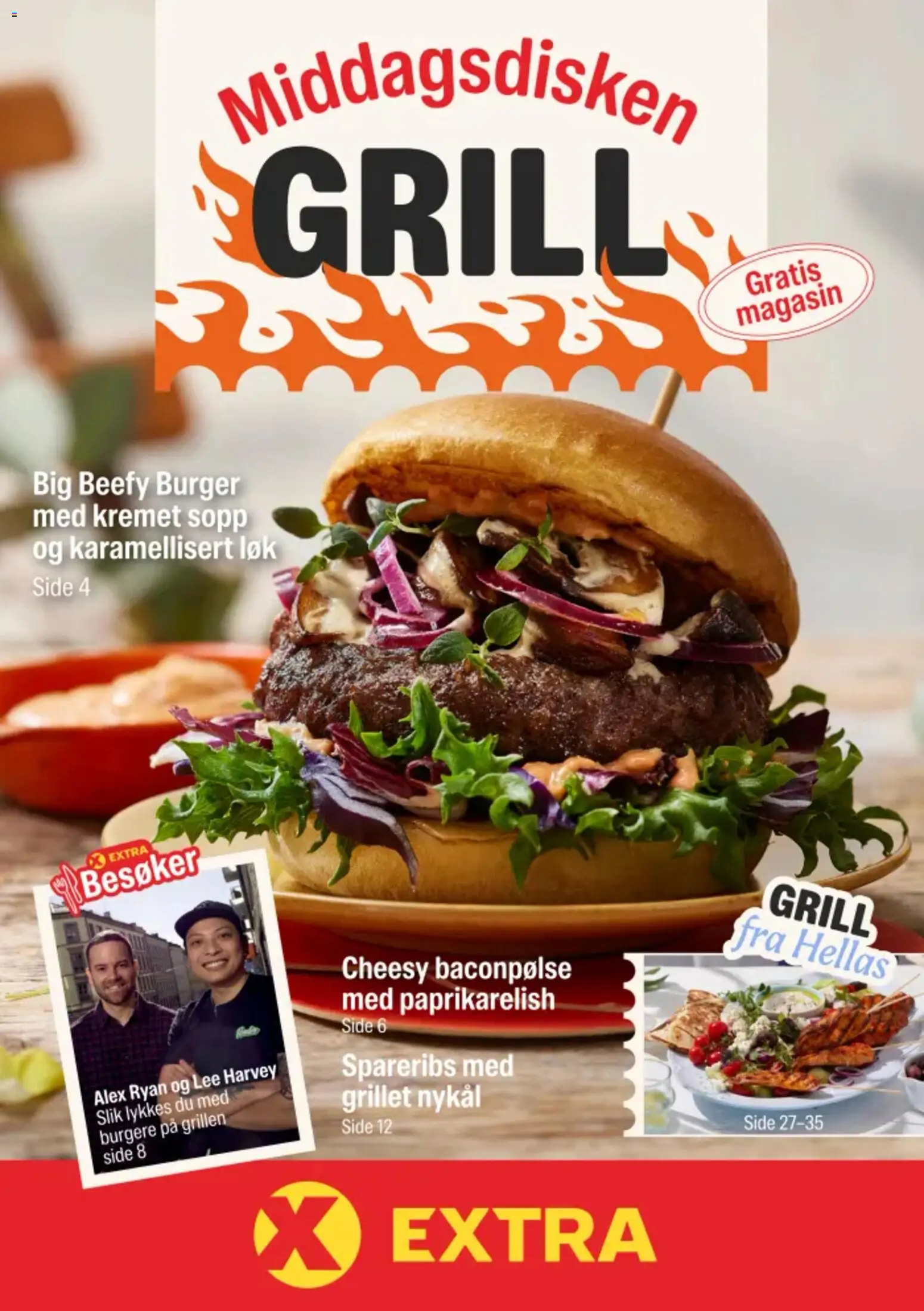 Coop Extra Middagsdisken Grill (08/05/2026 - 09/08/2026) catalogue cover