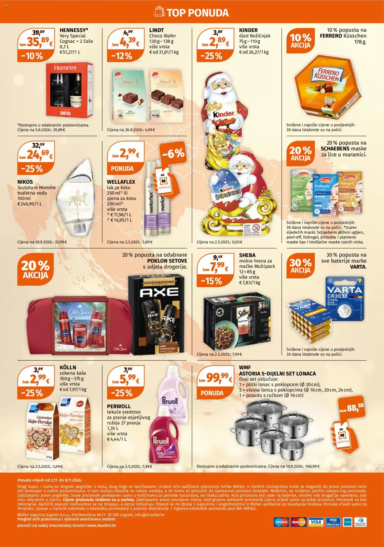 Müller katalog | vrijedi od 02.11.2026 | Stranica: 16 | Proizvodi: Maske, Zobena kaša, Old Spice, Lonac