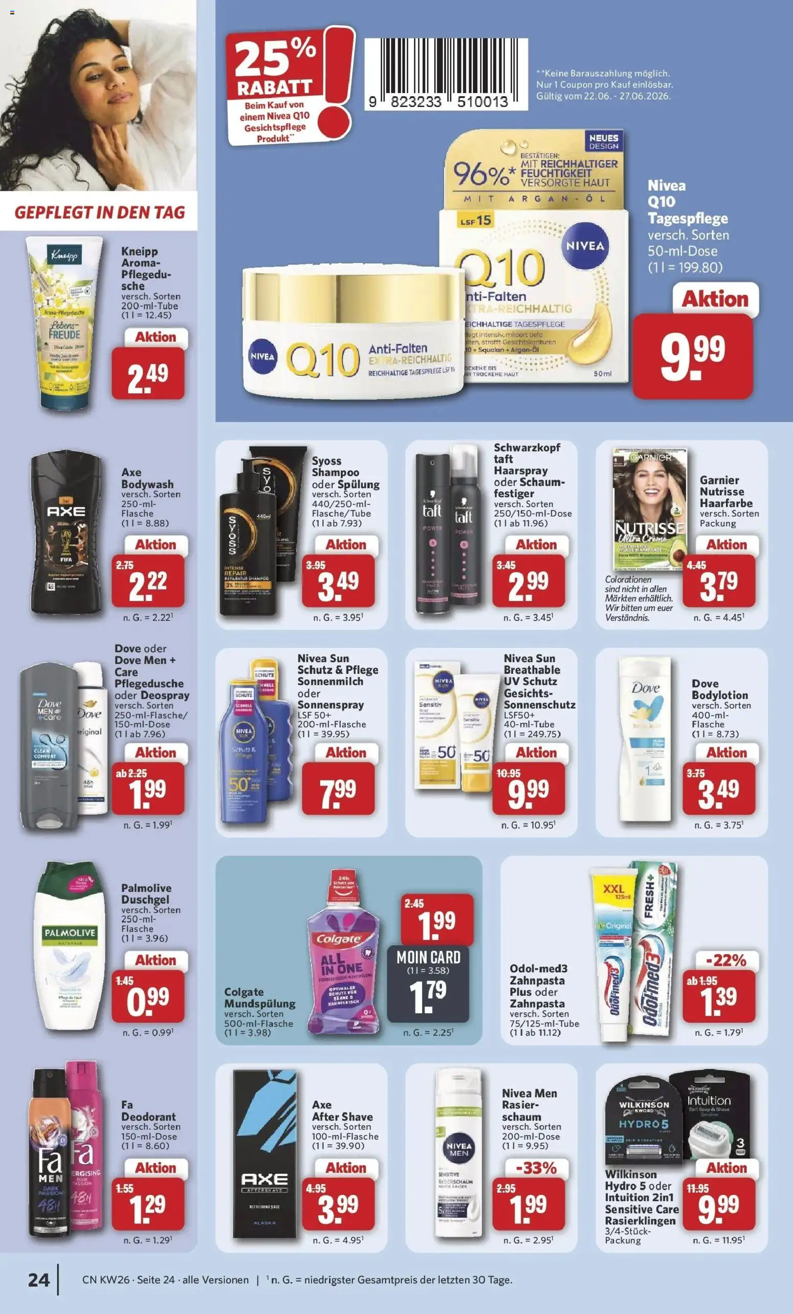 Combi Prospekt Steinhagen – gültig ab 22.06.2026 | Seite: 29 | Produkte: Haarspray, Haarfarbe, Zahnpasta, Deospray