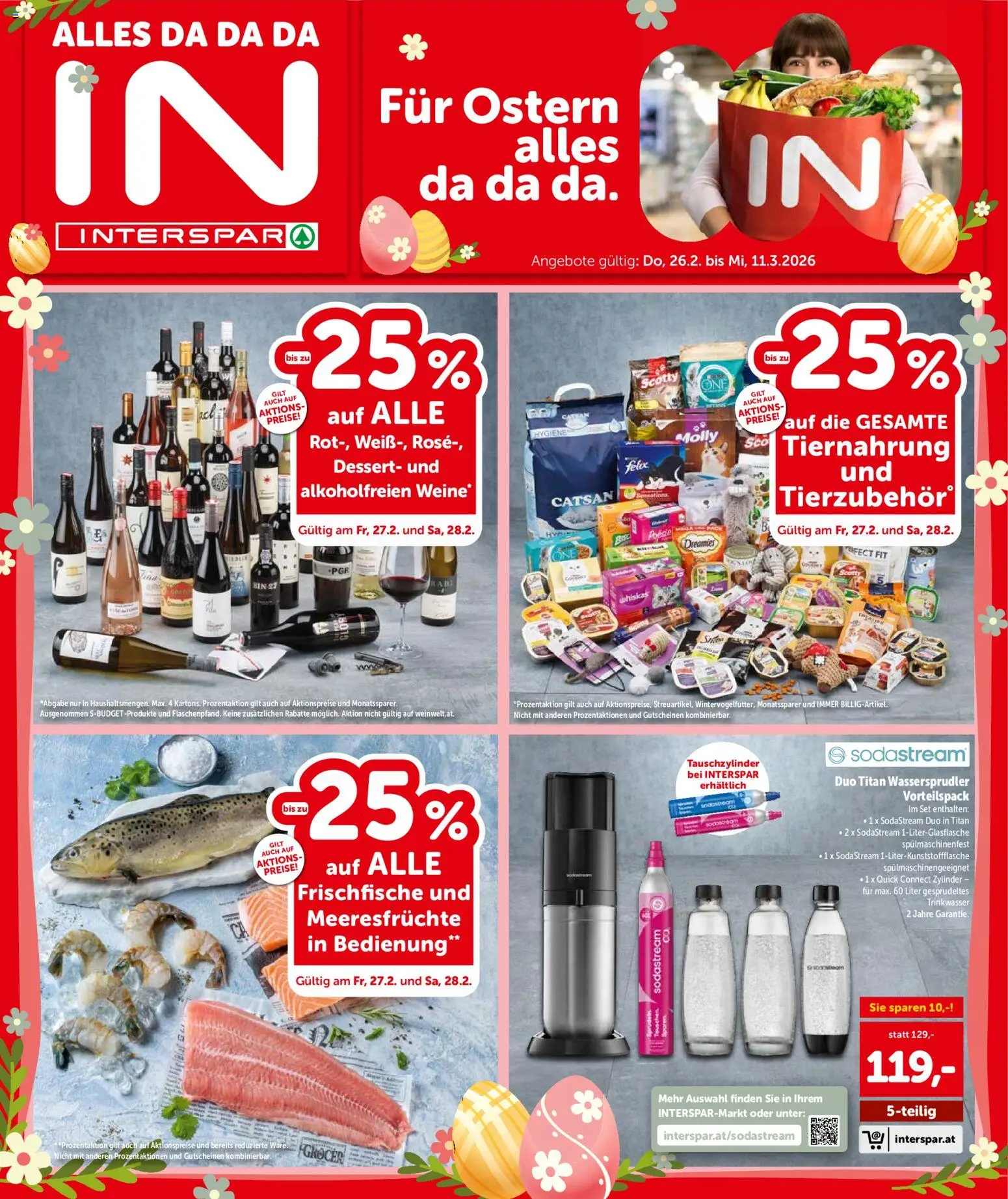 Interspar Flugblatt - Vorarlberg gültig ab 26.02.2026 | Seite: 1 | Produkte: Meeresfrüchte