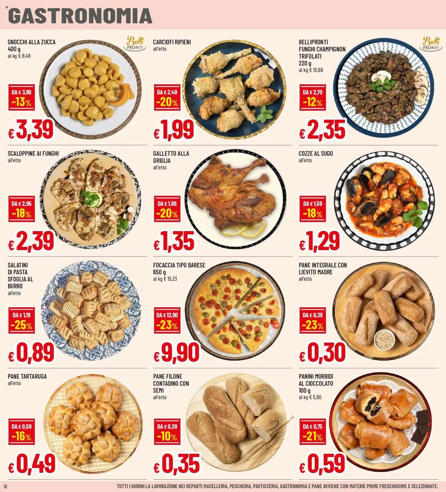 Volantino Famila del 29/10/2026 | Pagina: 11 | Prodotti: Cioccolato, Cozze, Carciofi, Zucca