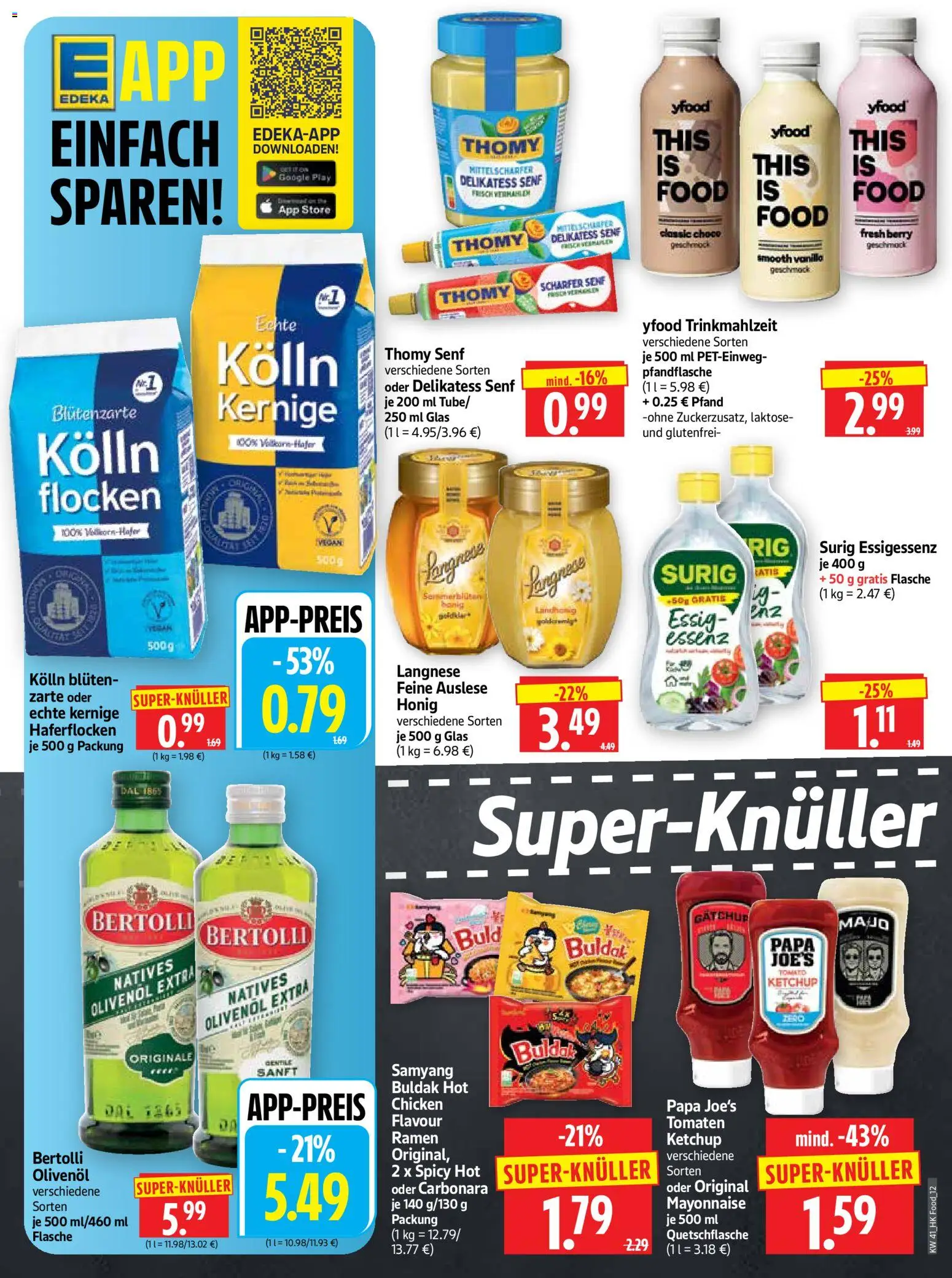 HERKULES Prospekt – gültig ab 05.10.2026 | Seite: 12 | Produkte: Langnese, Mayonnaise, Ketchup, Flocken