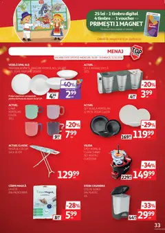 Ofertele Auchan valabile de la 30.09.2026 | Pagină: 33 | Produse: Bol, Coș, Set veselă, Desert