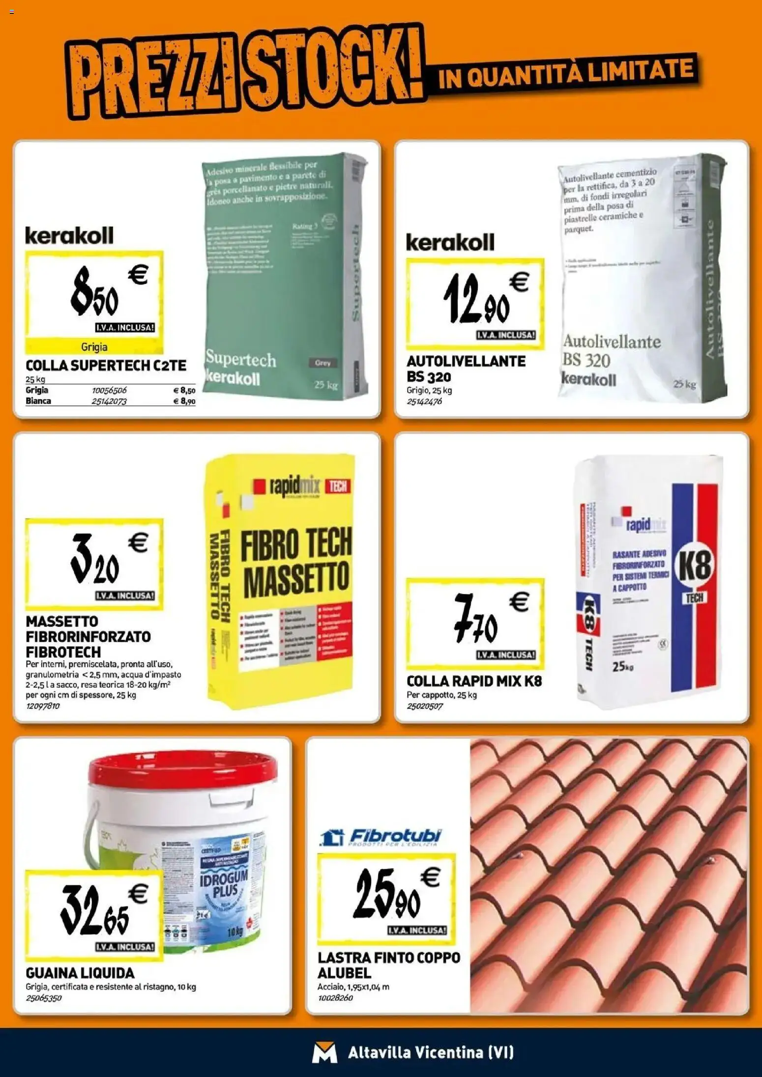 Nuovo TECNOMAT - Straordinari prezzi stock! dal 24/09/2026 > offerte anteprima 🛍️ | Pagina: 14 | Prodotti: Pavimento, Acqua, Piastrelle, Colla