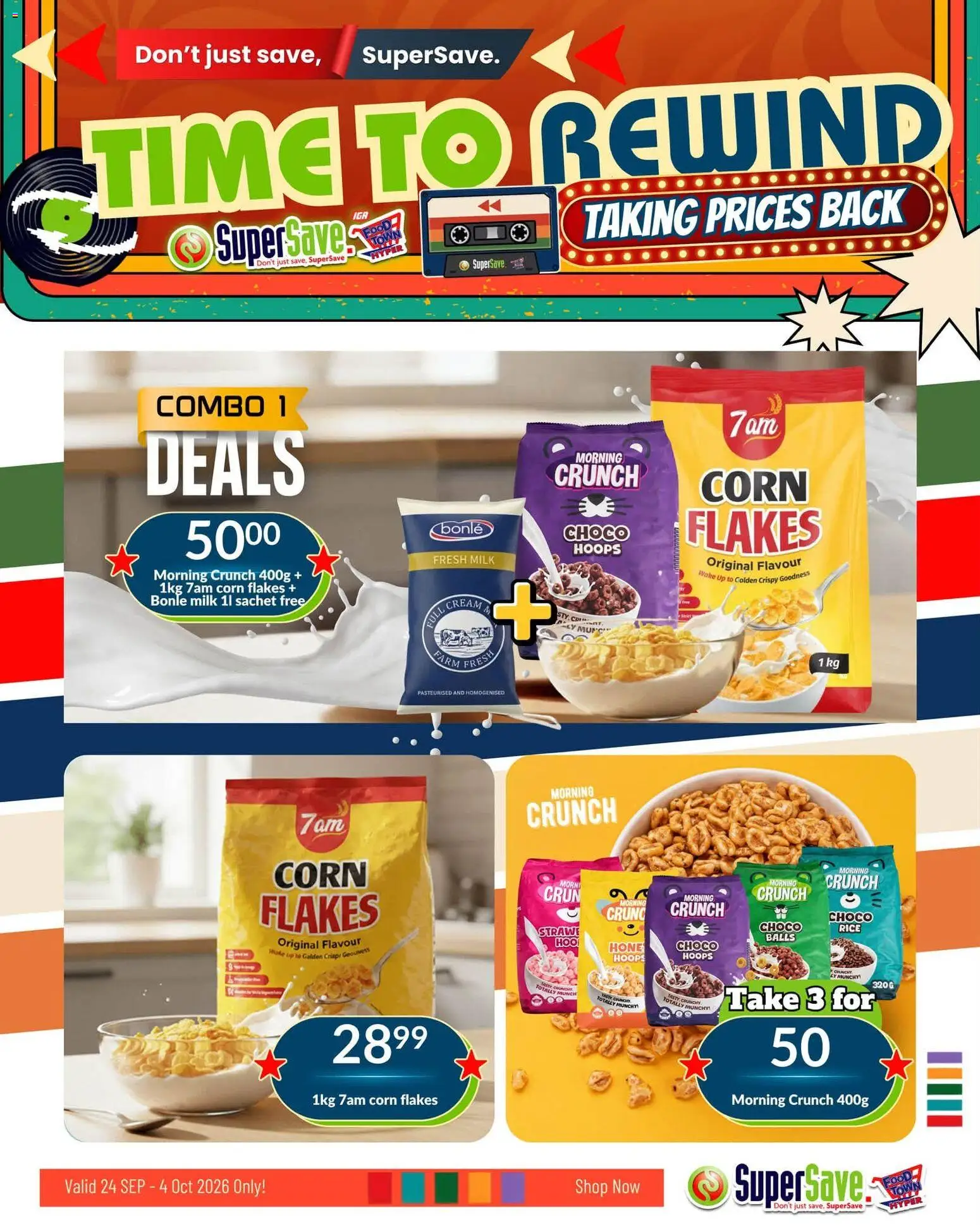 New Super Save catalogue – valid from 24/09/2026 | Page: 29 | Products: Corn, Milk, Rice, Cream