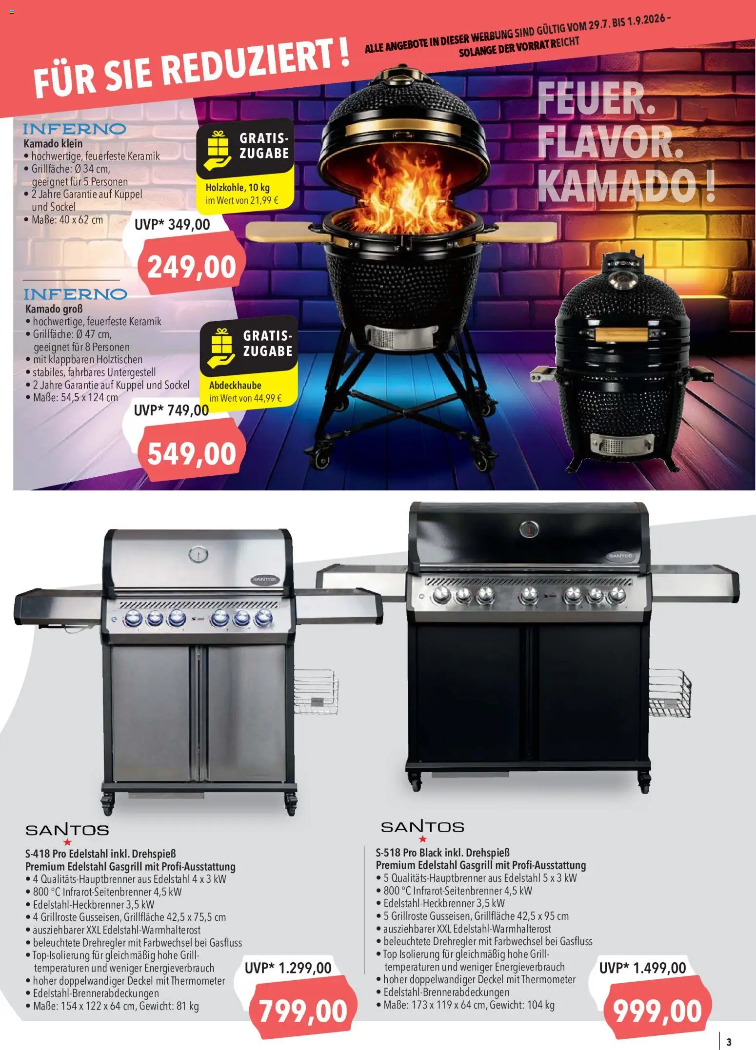 CITTI Markt Camping & Garten – gültig ab 29.07.2026 | Seite: 3 | Produkte: Top, Gewicht, Grill, Thermometer