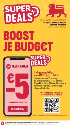 Delhaize folder - Voorbeeld van een folder van Delhaize, geldig van 05/11/2026