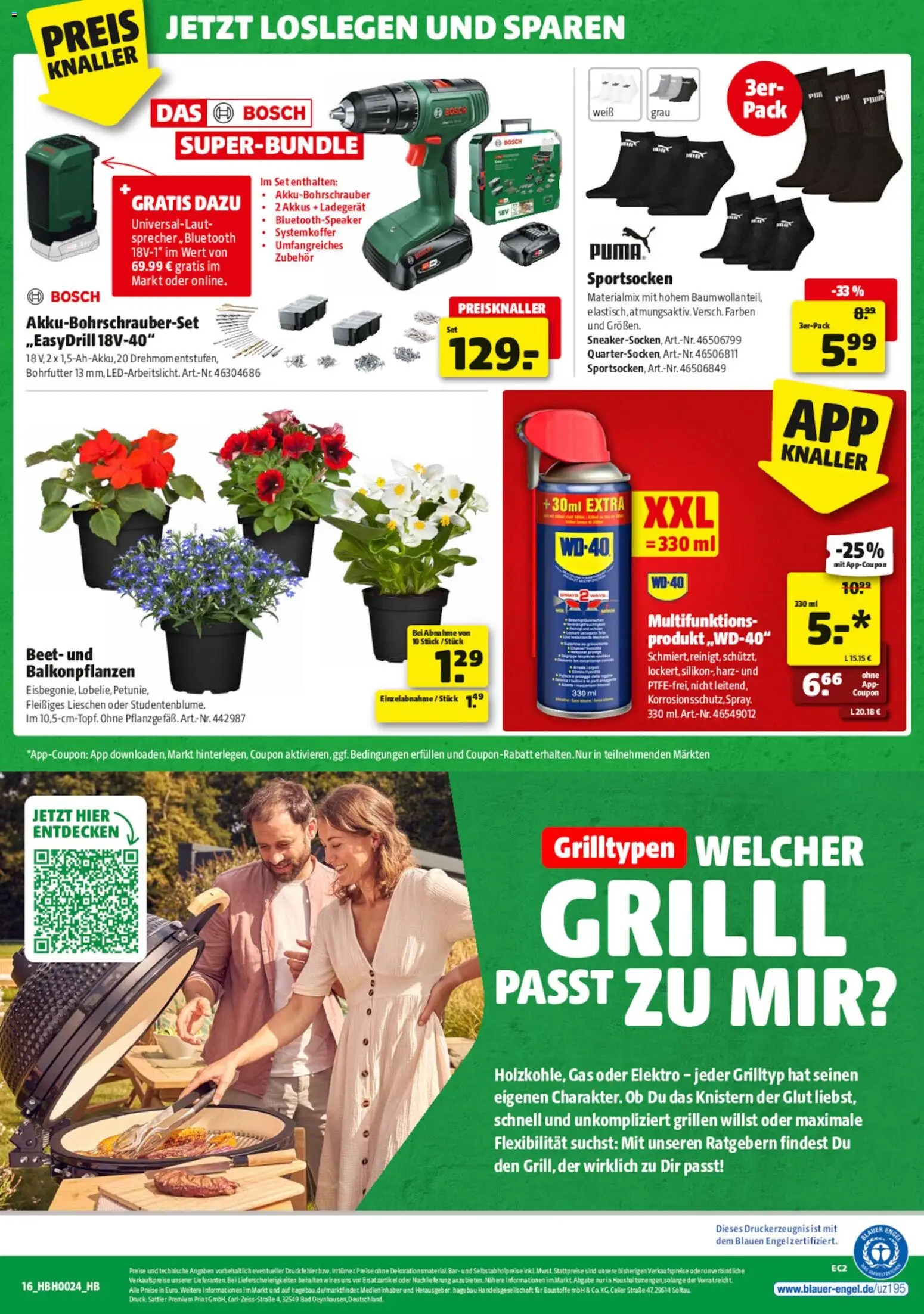 Hagebau Prospekt – gültig ab 06.06.2026 | Seite: 16 | Produkte: Bosch, Bad, Ladegerät