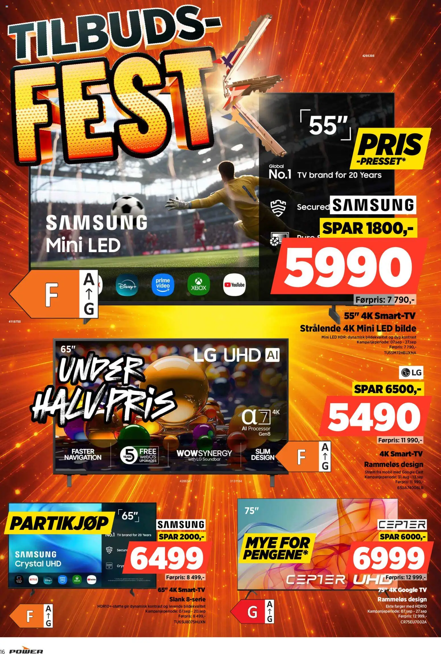 {H1} | Side: 16 | Produkter: Tv, Video, Xbox, Soundbar