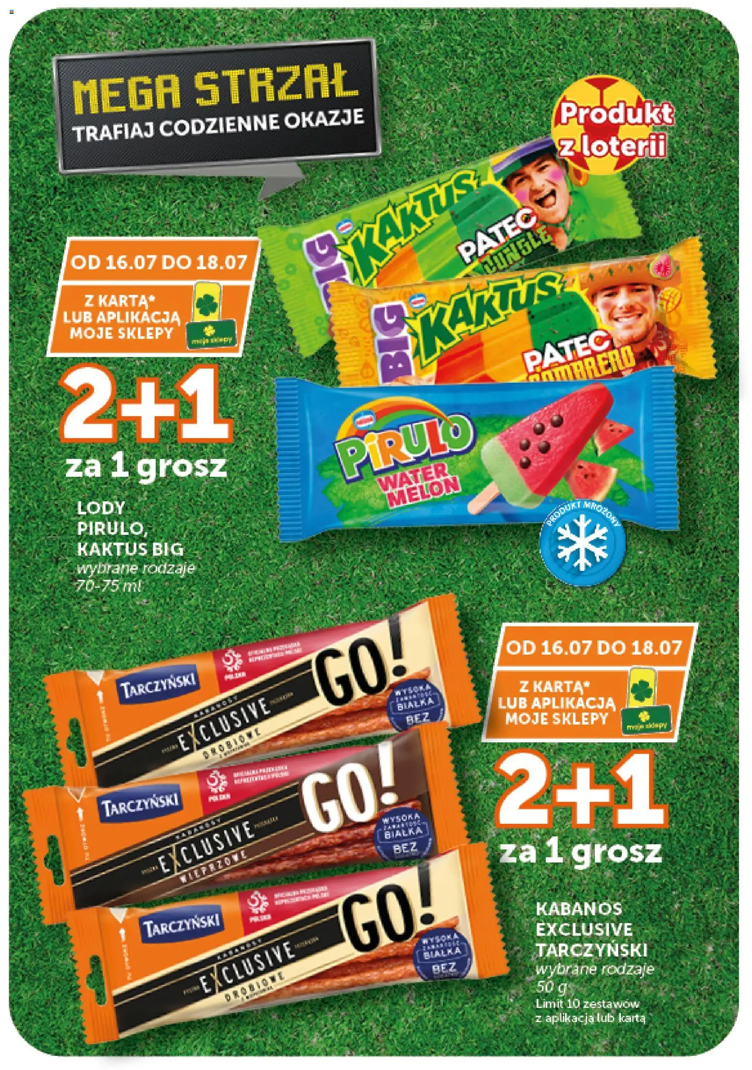 Groszek gazetka - Market od 16.07.2026 | Strona: 10 | Produkty: Karta, Melon, Lody
