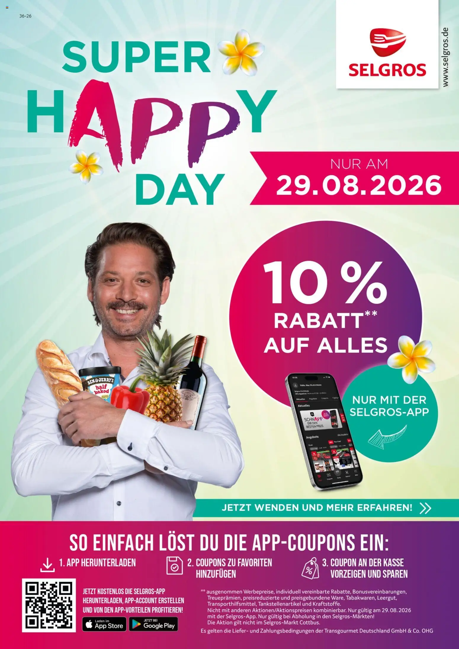 Selgros Super Happy Day – gültig ab 29.08.2026 | Seite: 1 | Produkte: Ben & Jerry's