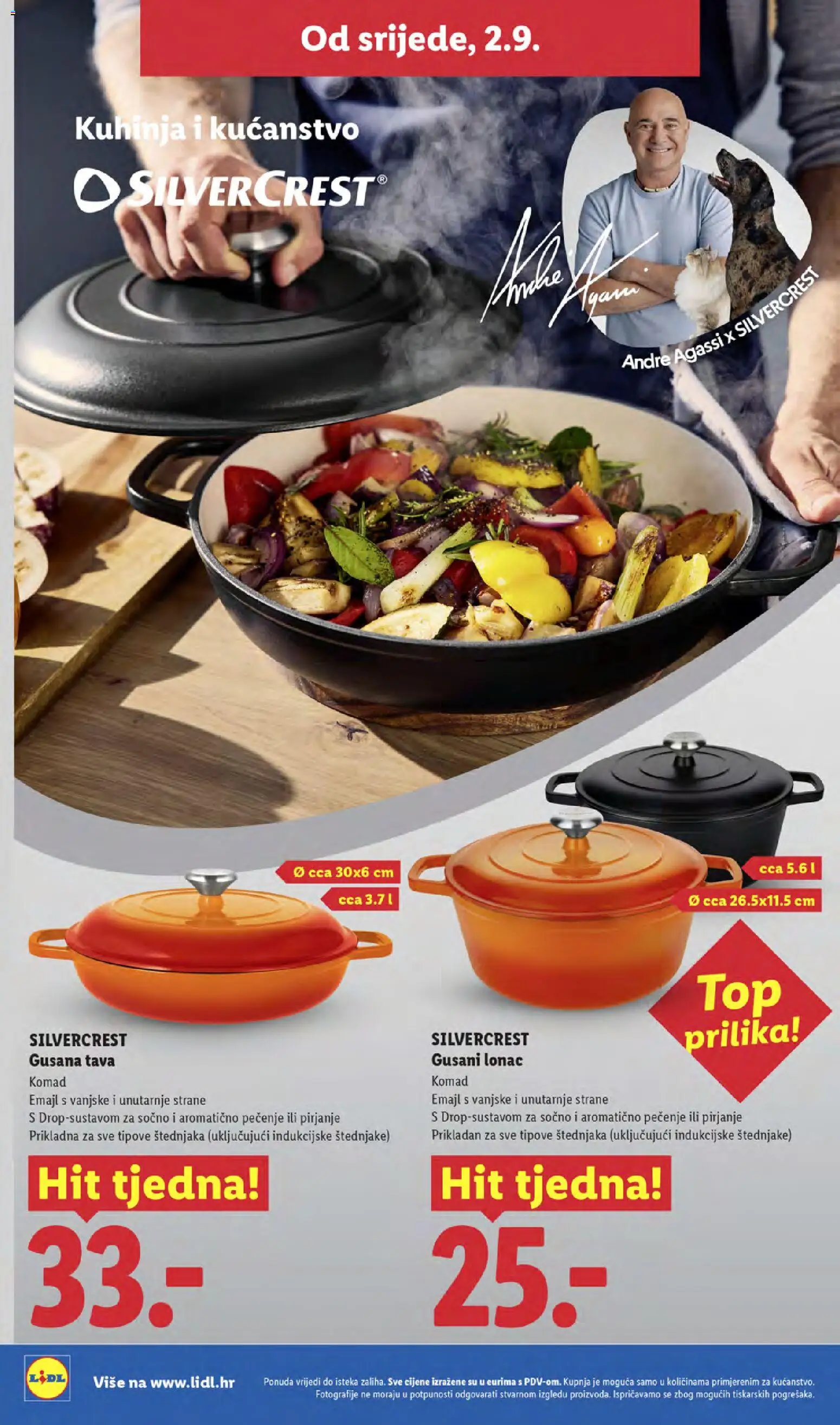 Lidl katalog | vrijedi od 31.08.2026 | Stranica: 36 | Proizvodi: Kuhinja, Tava, Lonac