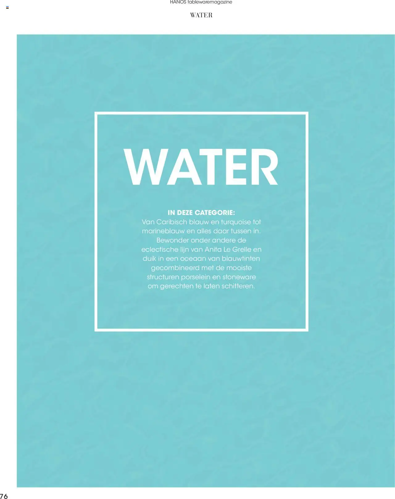 {H1} | Pagina: 76 | Producten: Lijn, Water