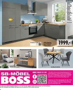 SB Möbel Boss Küchenkatalog 2026 ab 09.04.2026 gültig | Seite: 52 | Produkte: Tisch, Stuhl, Kochfeld, Kuchen