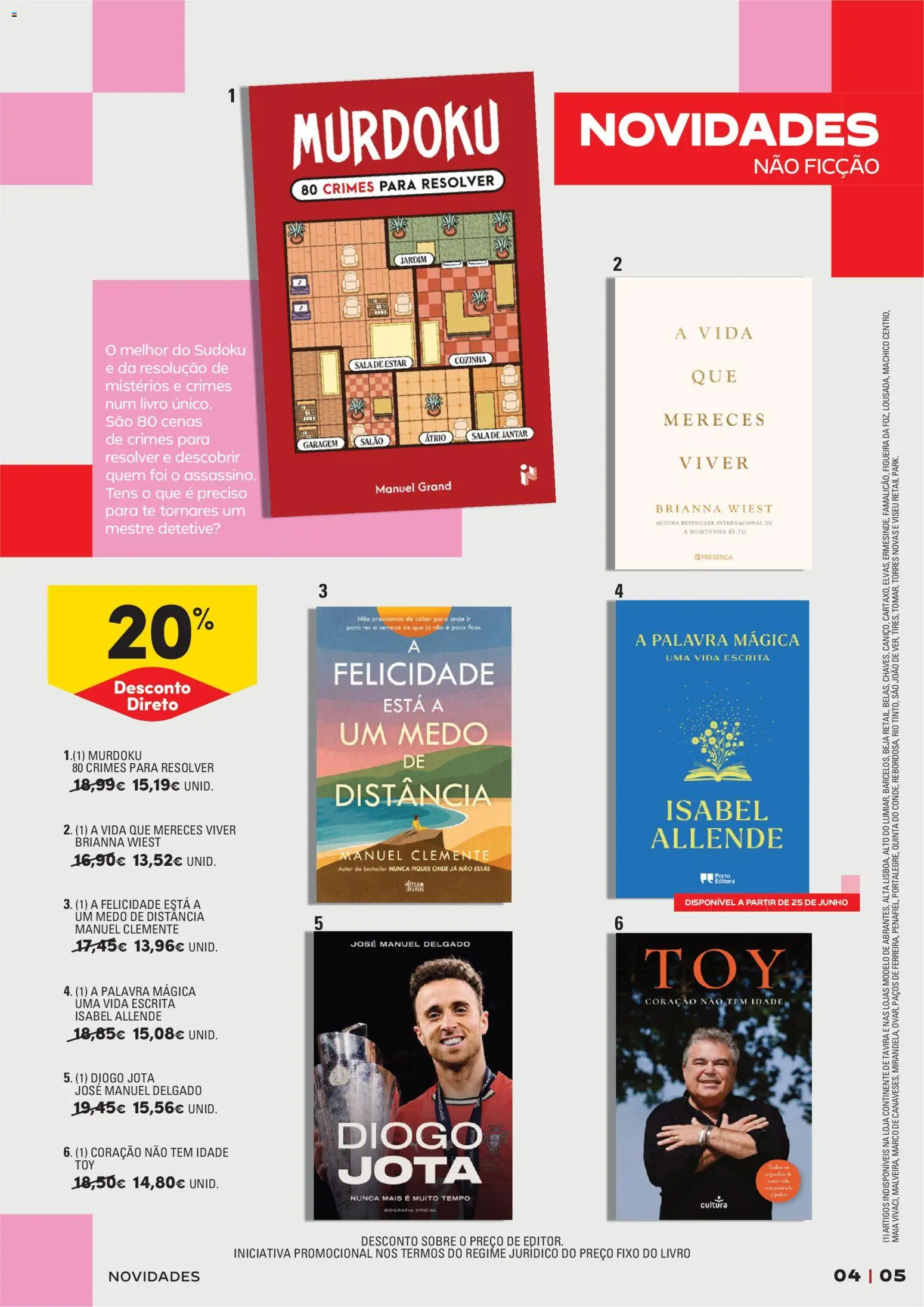 Continente - Feira do Livro  Abre espaço para a distração │ válido de 23/06/2026 | Página: 5