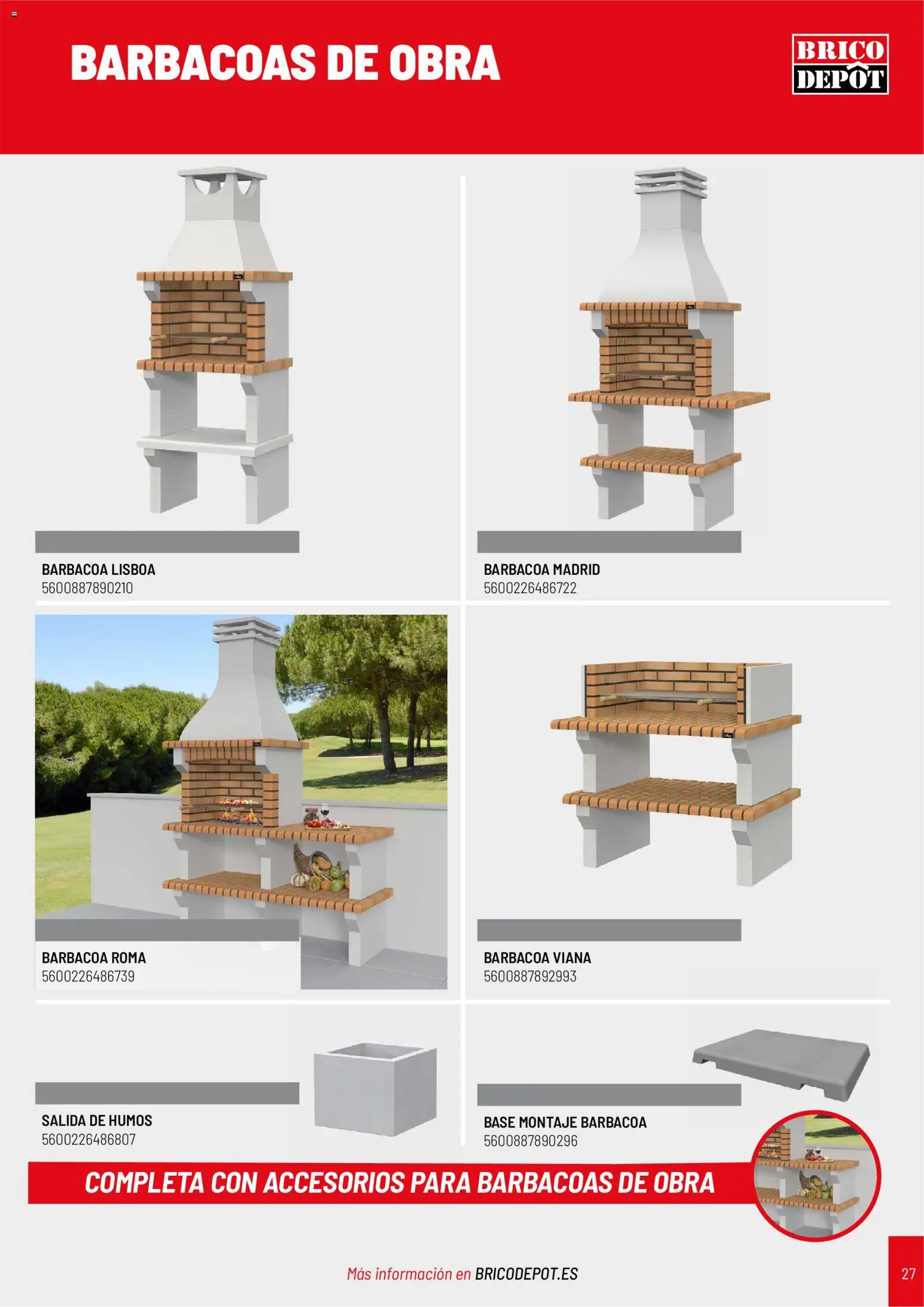 Brico Depôt folleto Jardín 2026 │ válido desde el 02.04.2026 | Página: 27 | Productos: Barbacoa