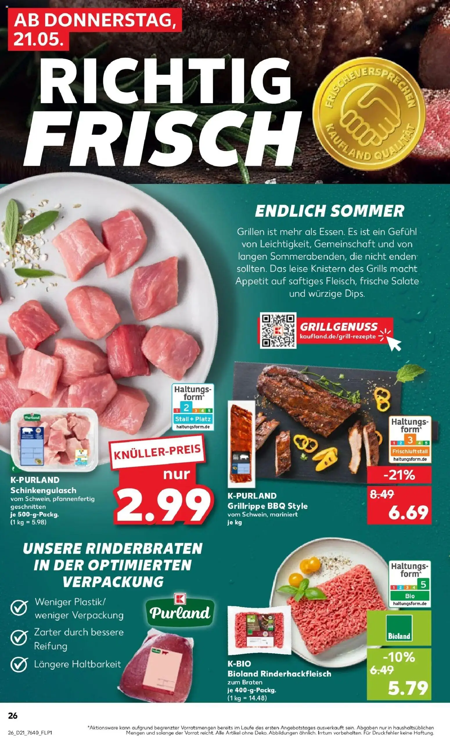 Kaufland Prospekt Hattingen – gültig ab 18.05.2026 | Seite: 31 | Produkte: Rinderbraten