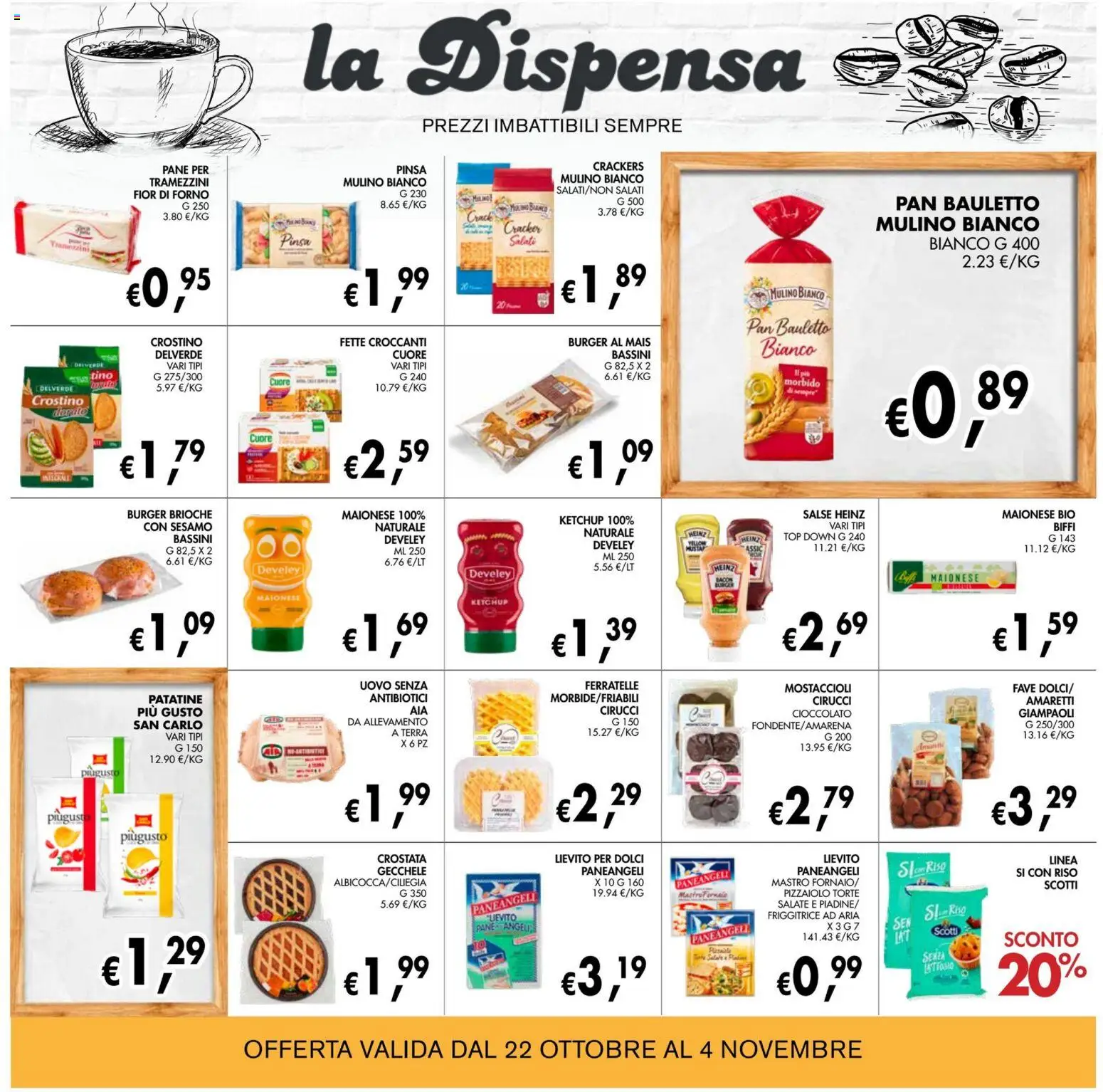 Volantino Coal del 22/10/2026 | Pagina: 16 | Prodotti: Top, Mais, Sesamo, Lievito