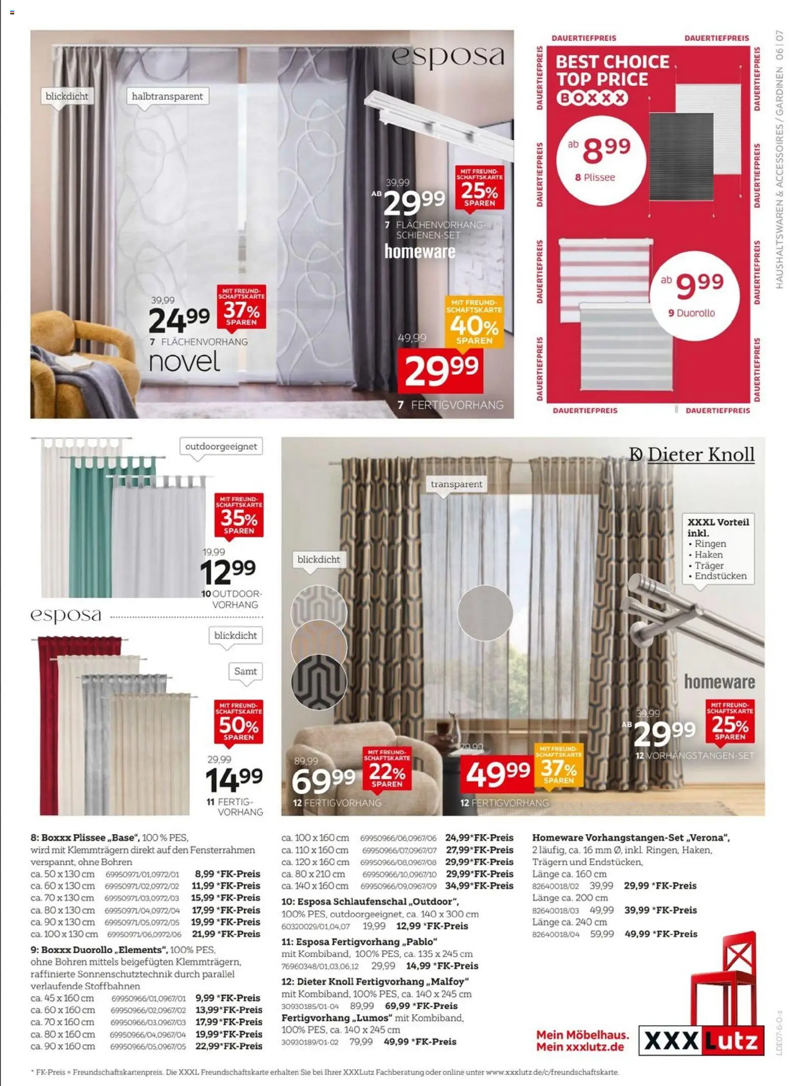 XXXLutz Wohnaccessoires – gültig ab 11.07.2026 | Seite: 7 | Produkte: Top, Vorhang
