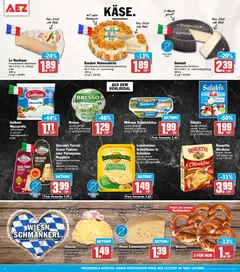 AEZ Prospekt ab 28.09.2026 gültig | Seite: 6 | Produkte: Rougette ofenkase, Bresso, Salakis, Sahne