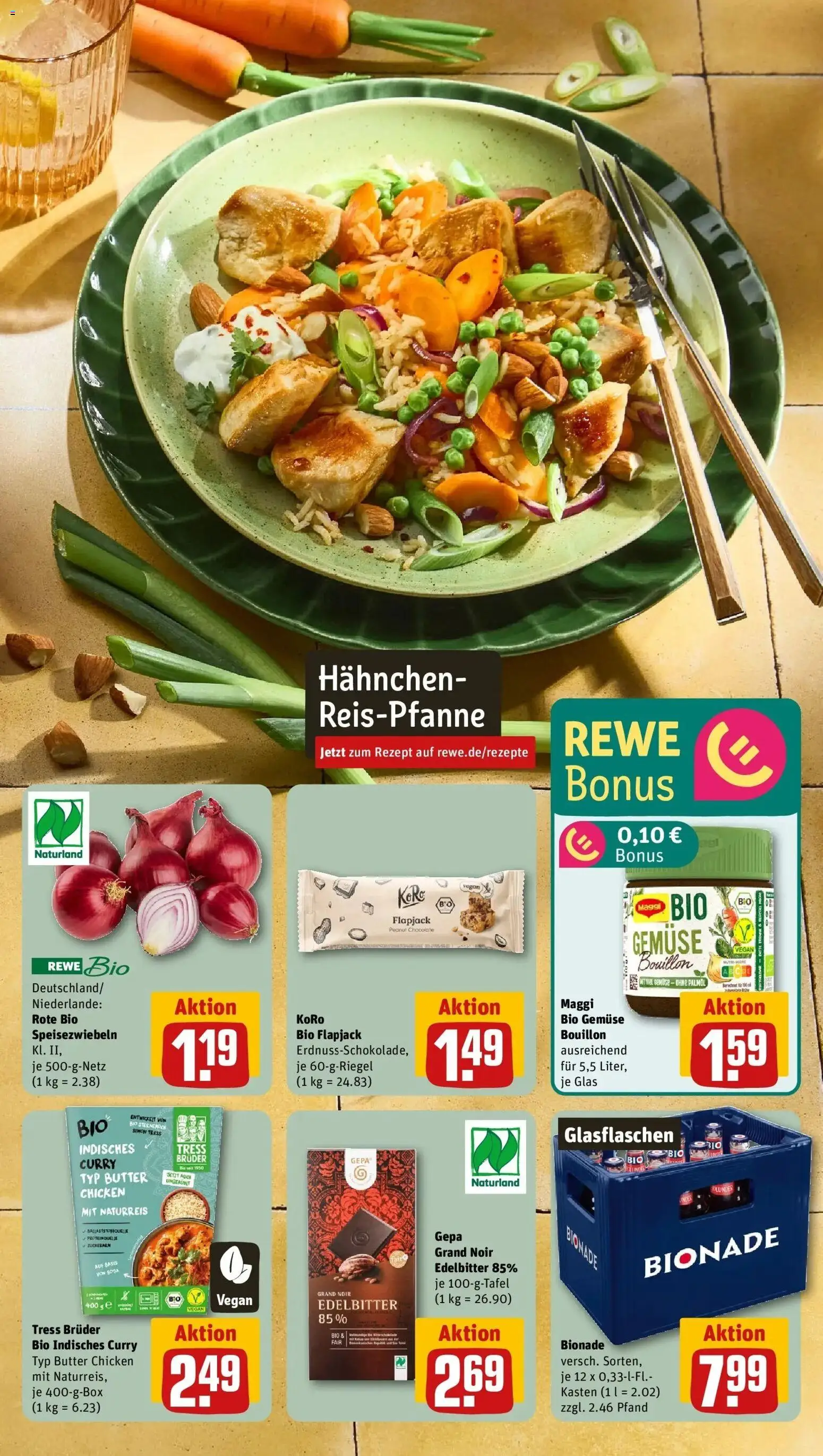 Rewe Prospekt Hohen Neuendorf Ot Bergfelde	 – gültig ab 09.03.2026 | Seite: 5 | Produkte: Hahnchen, Maggi, Butter, Bionade