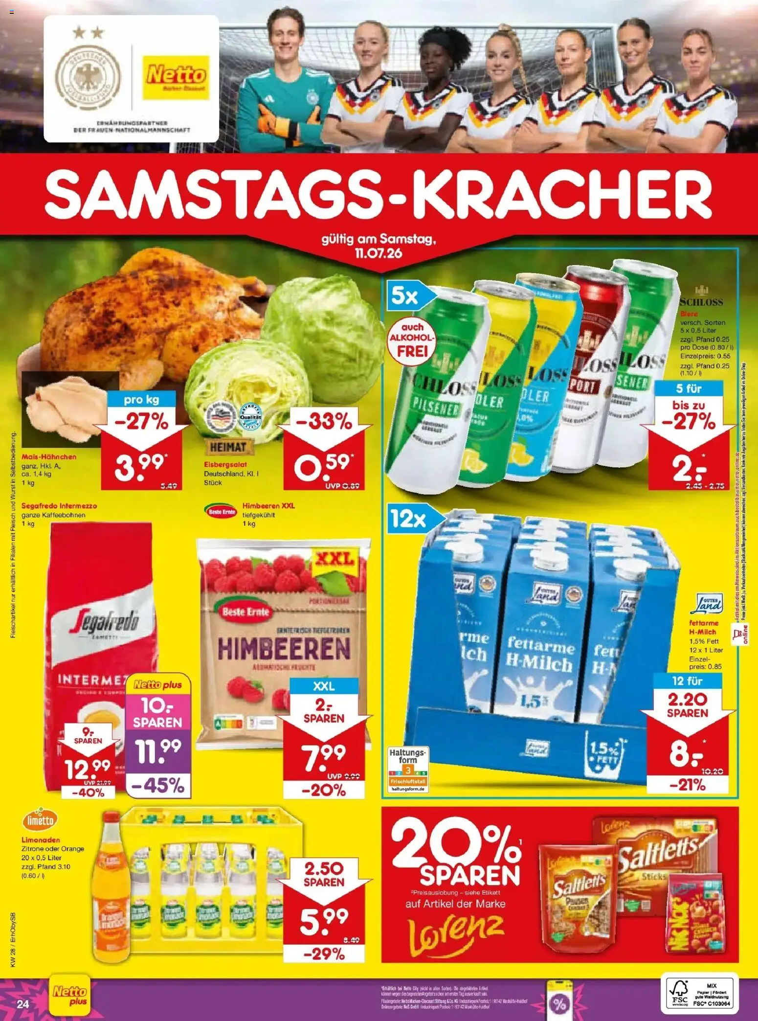 Netto Marken-Discount - Netto: Wochenangebote – gültig ab 05.07.2026 | Seite: 40 | Produkte: Presse, Wurst, Fleisch, Segafredo