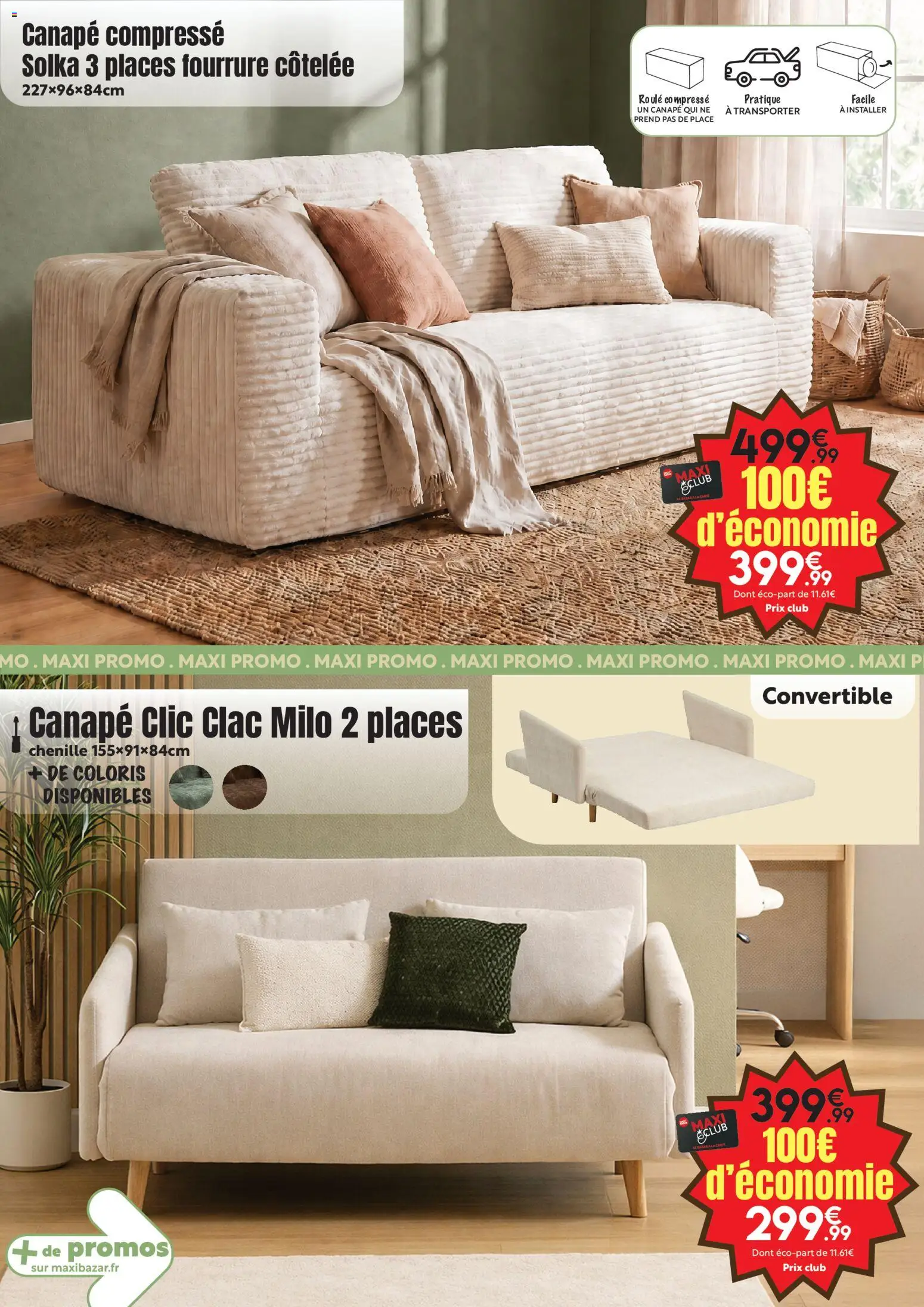 {H1} | Page: 8 | Produits: Canapé