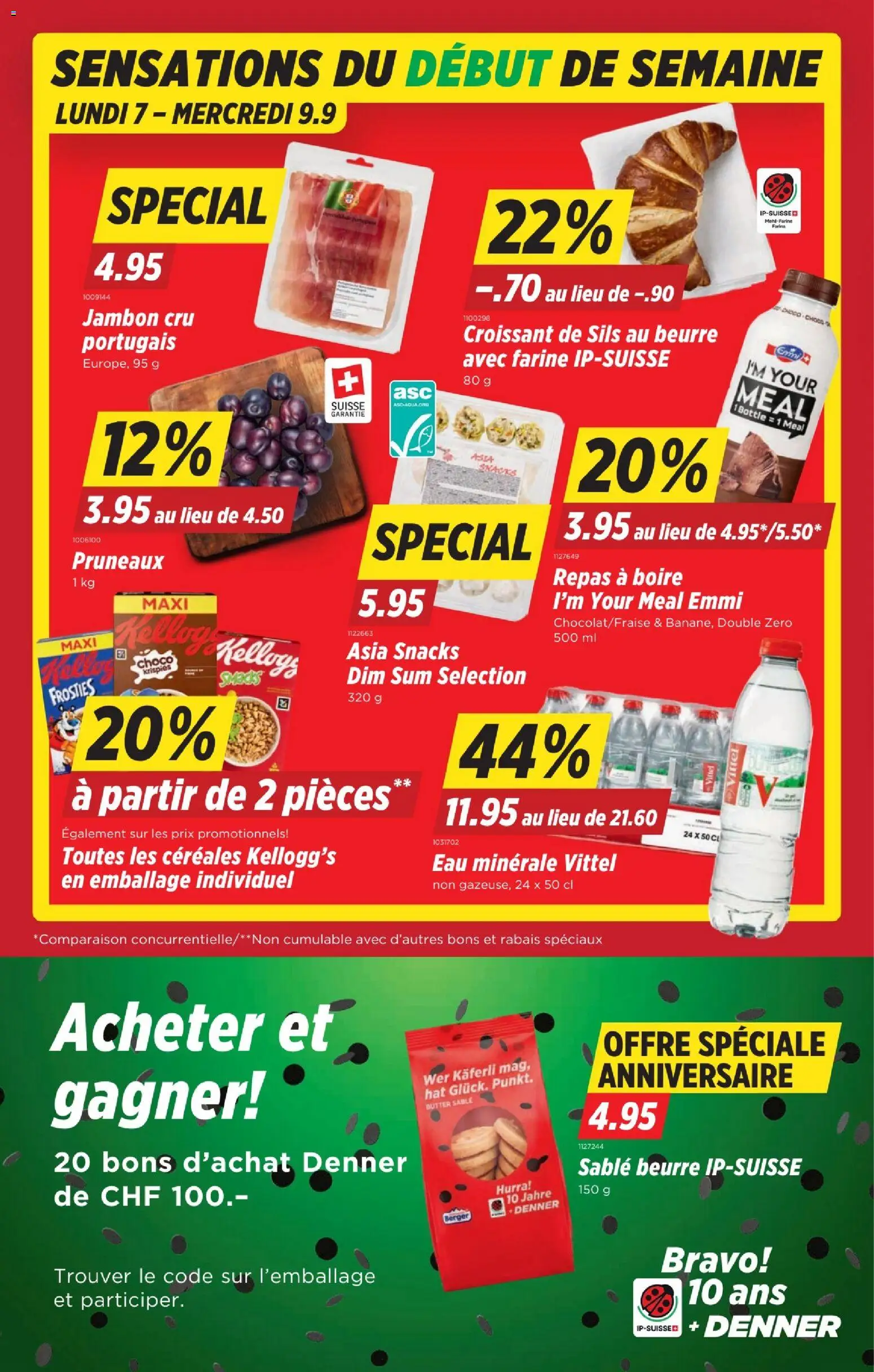 Denner aktionen FR – gültig ab 03.09.2026 | Seite: 2 | Produkte: Snacks, Butter