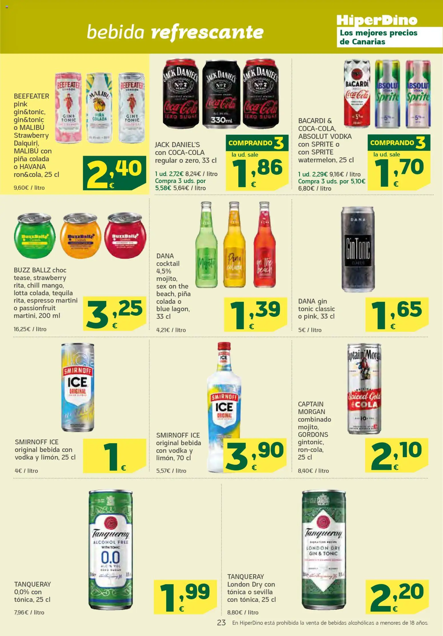HiperDino folleto │ válido desde el 10.03.2026 | Página: 23 | Productos: Σφουγγαρίστρα, Piña, Vodka, Πρίζες
