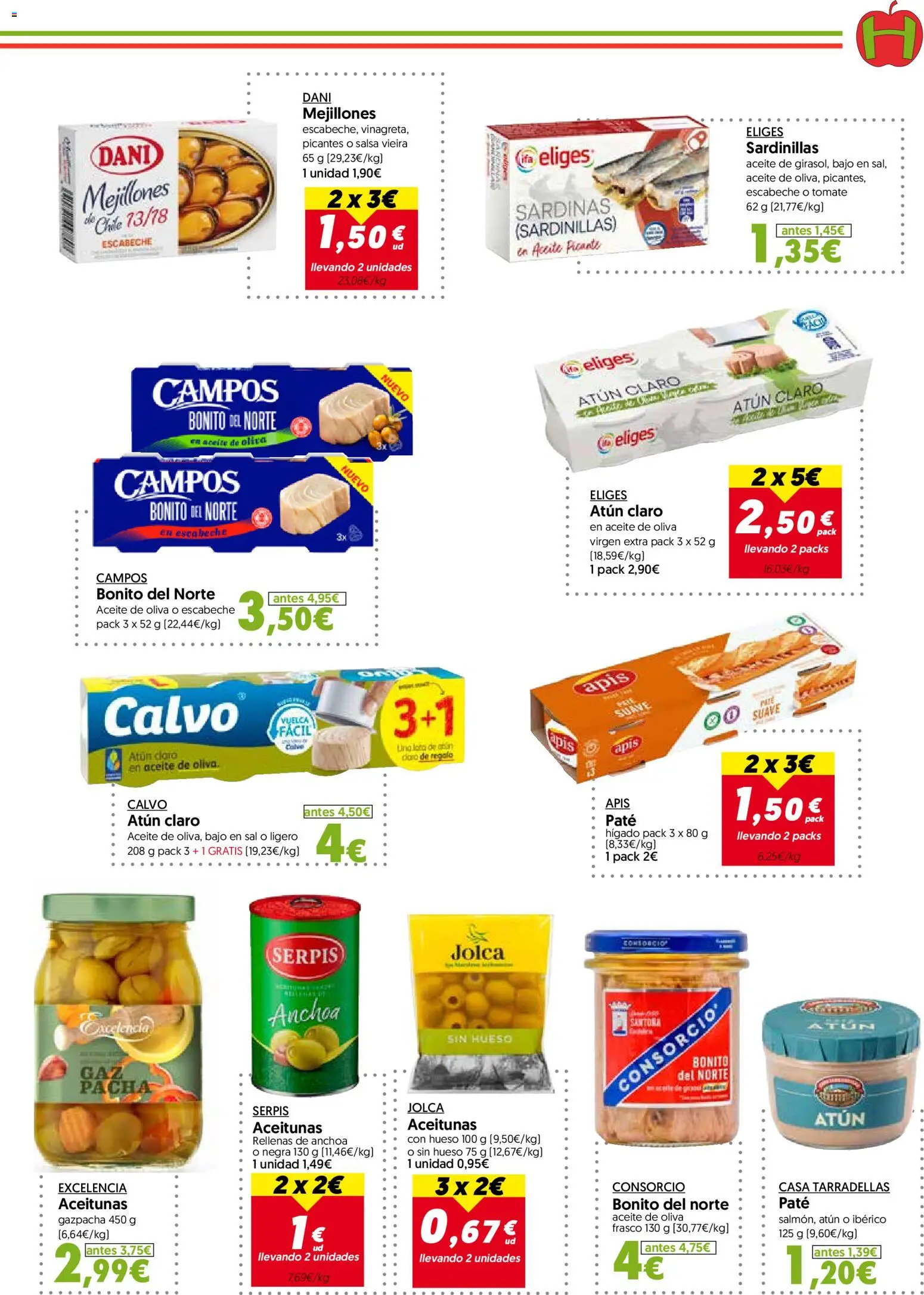 Hiper Usera folleto │ válido desde el 01/07/2026 | Página: 15 | Productos: Aceite, Paté, Aceite de oliva, Anchoa