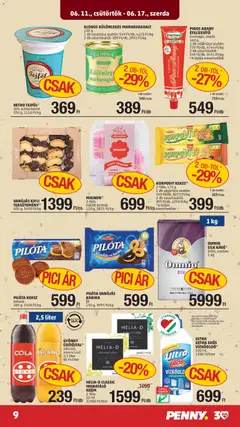VANÍLIÁS KIFLI TEASÜTEMÉNY*, 400 g, 3498 Ft/kg - amely érvényes a következő dátumtól: 11.06.2026 | Oldal: 13