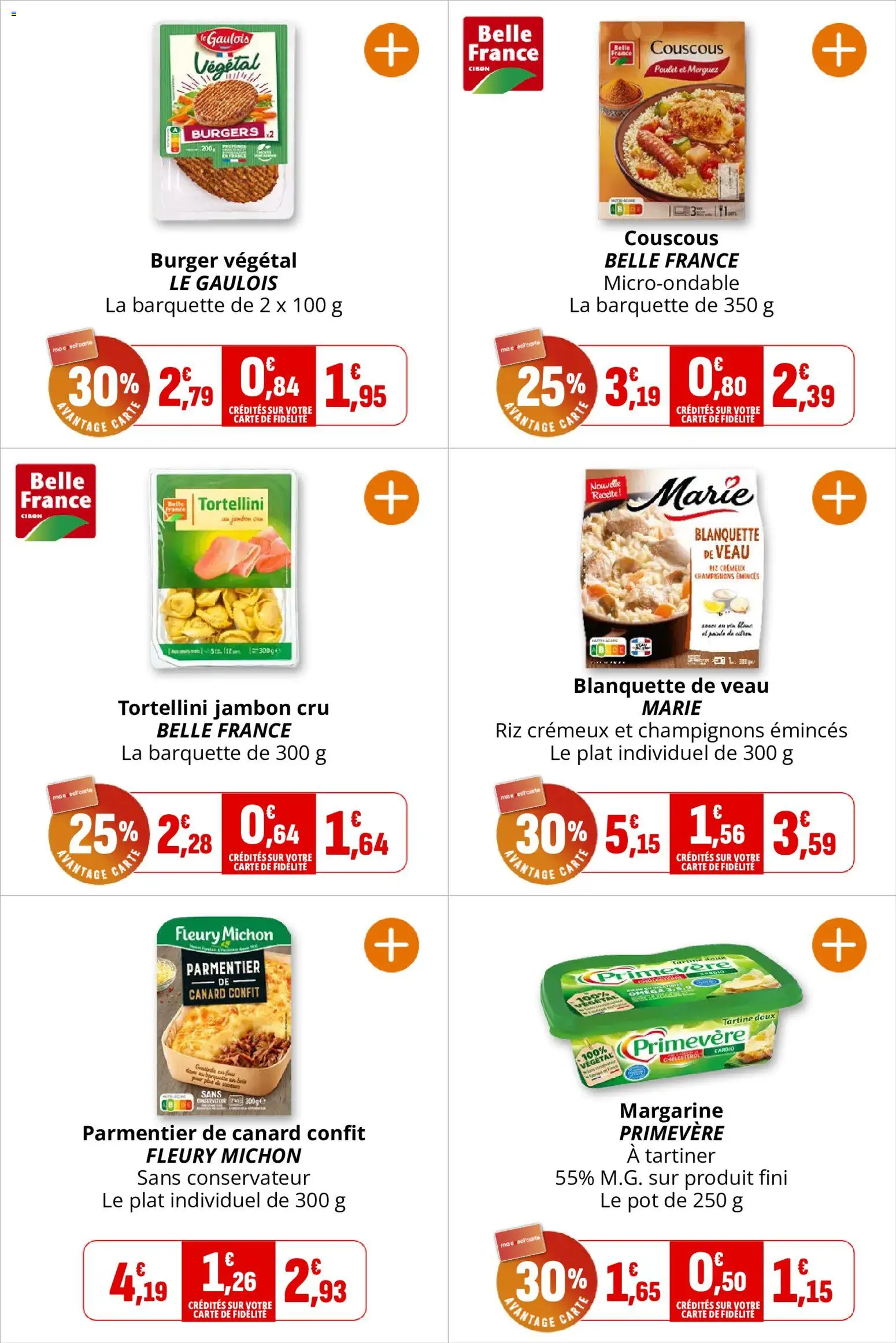 {H1} | Page: 10 | Produits: Canard, Jambon Cru, Margarine, Riz