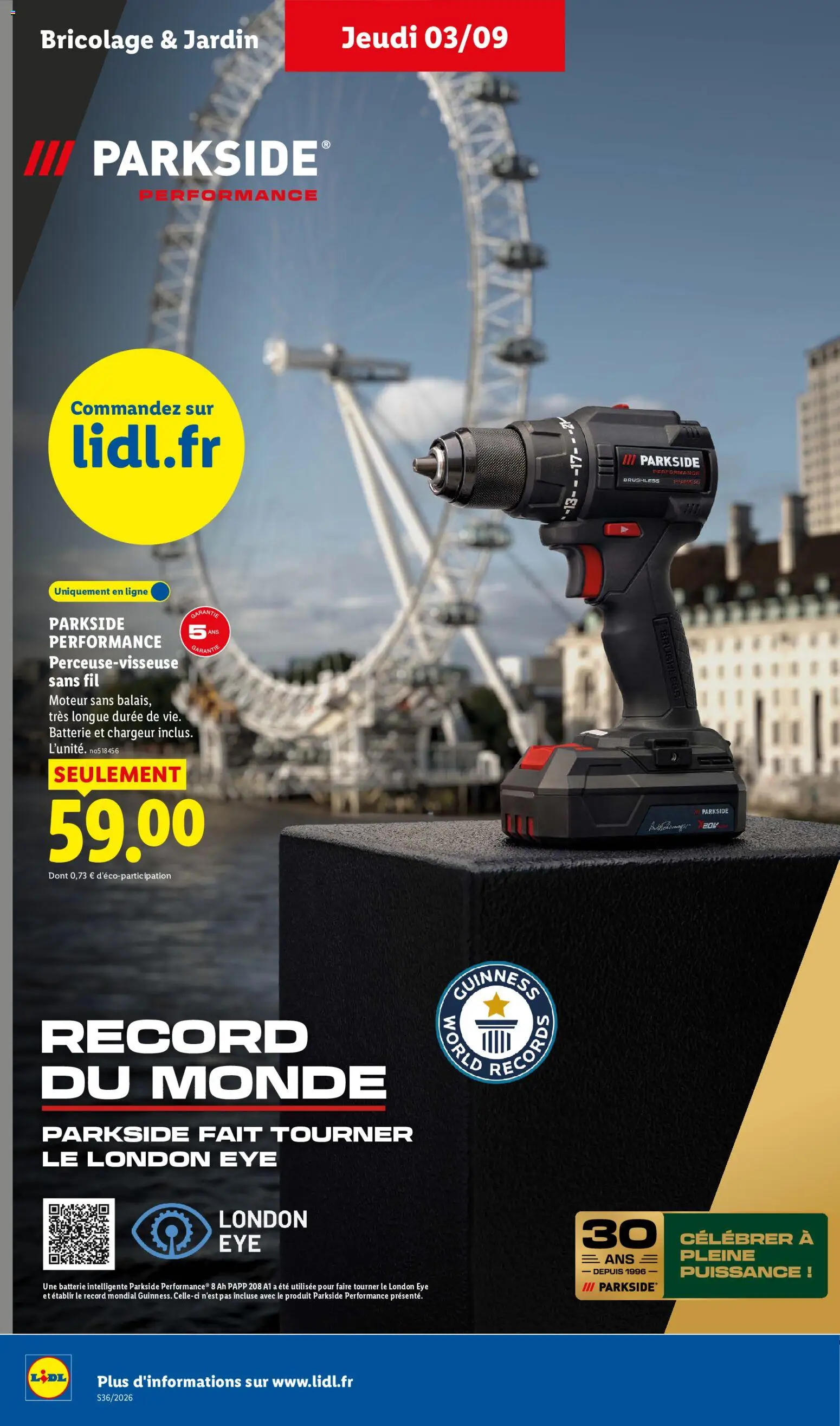 {H1} | Page: 45 | Produits: Bricolage, Parkside, Batterie