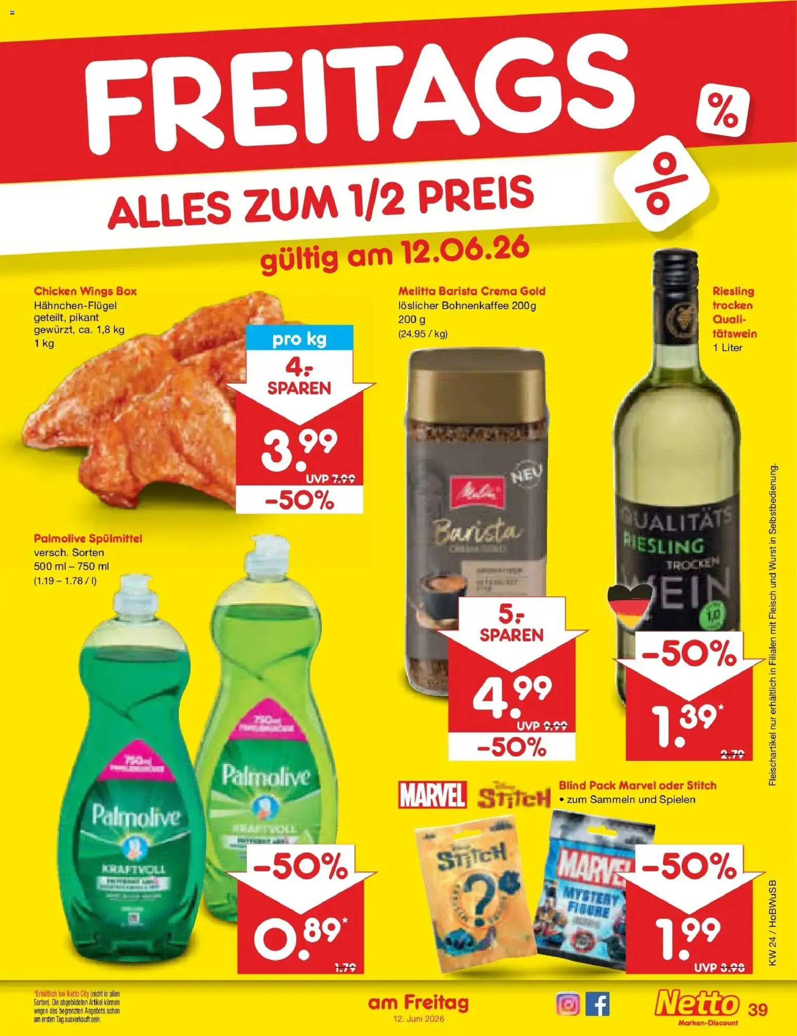 Netto Marken-Discount Prospekt Hannover – gültig ab 08.06.2026 | Seite: 57 | Produkte: Melitta, Box, Wurst, Fleisch