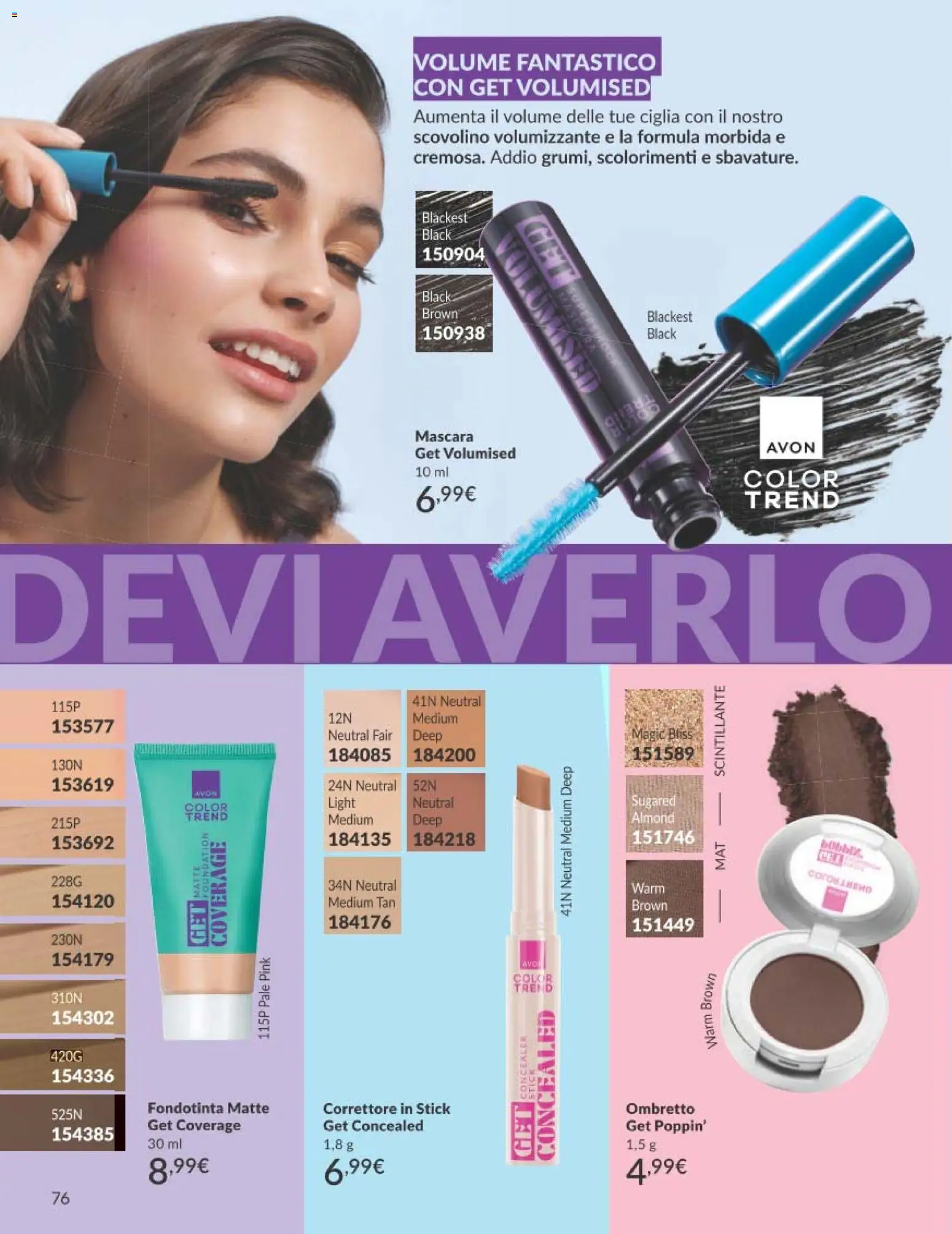 Volantino Avon del 01/07/2026 | Pagina: 76